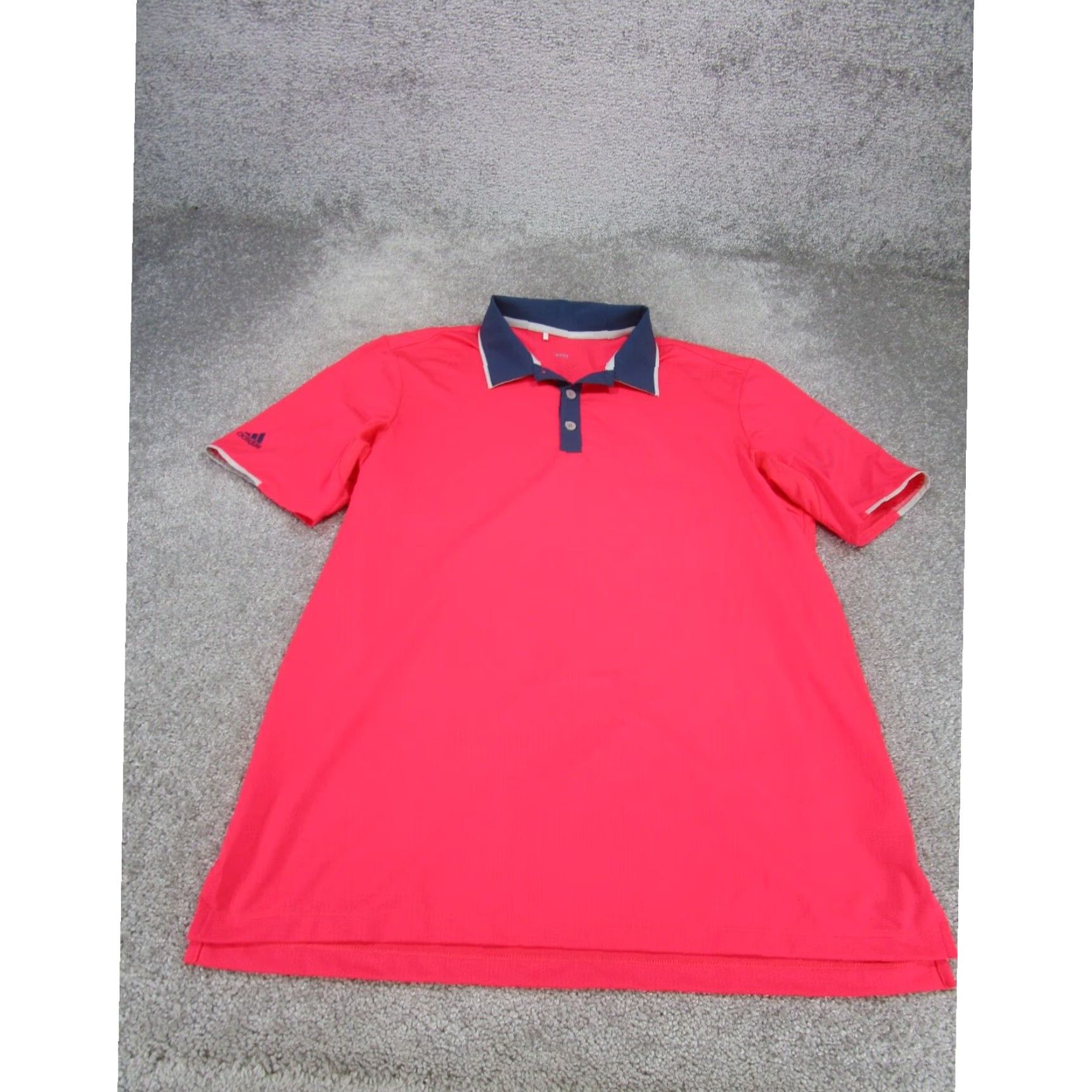 Adidas Adidas Mens Climacool Polo Shirt Medium XL Pink Golf Size US M / EU 48-50 / 2 - 1 Thumbnail