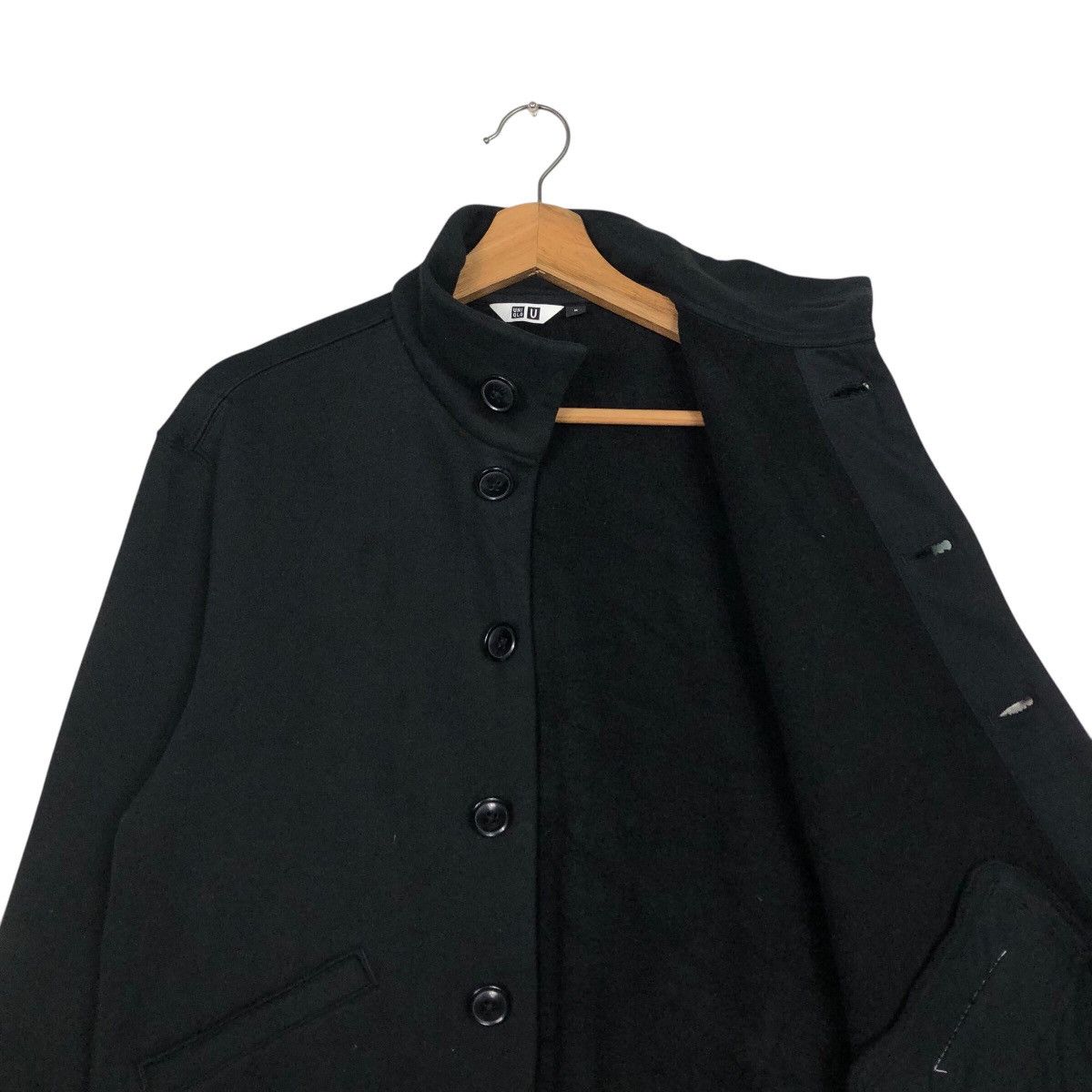 Japanese Brand 📌Rich Black Vintage Cardigan Jacket Uniqlo Undercover Size US M / EU 48-50 / 2 - 13 Thumbnail