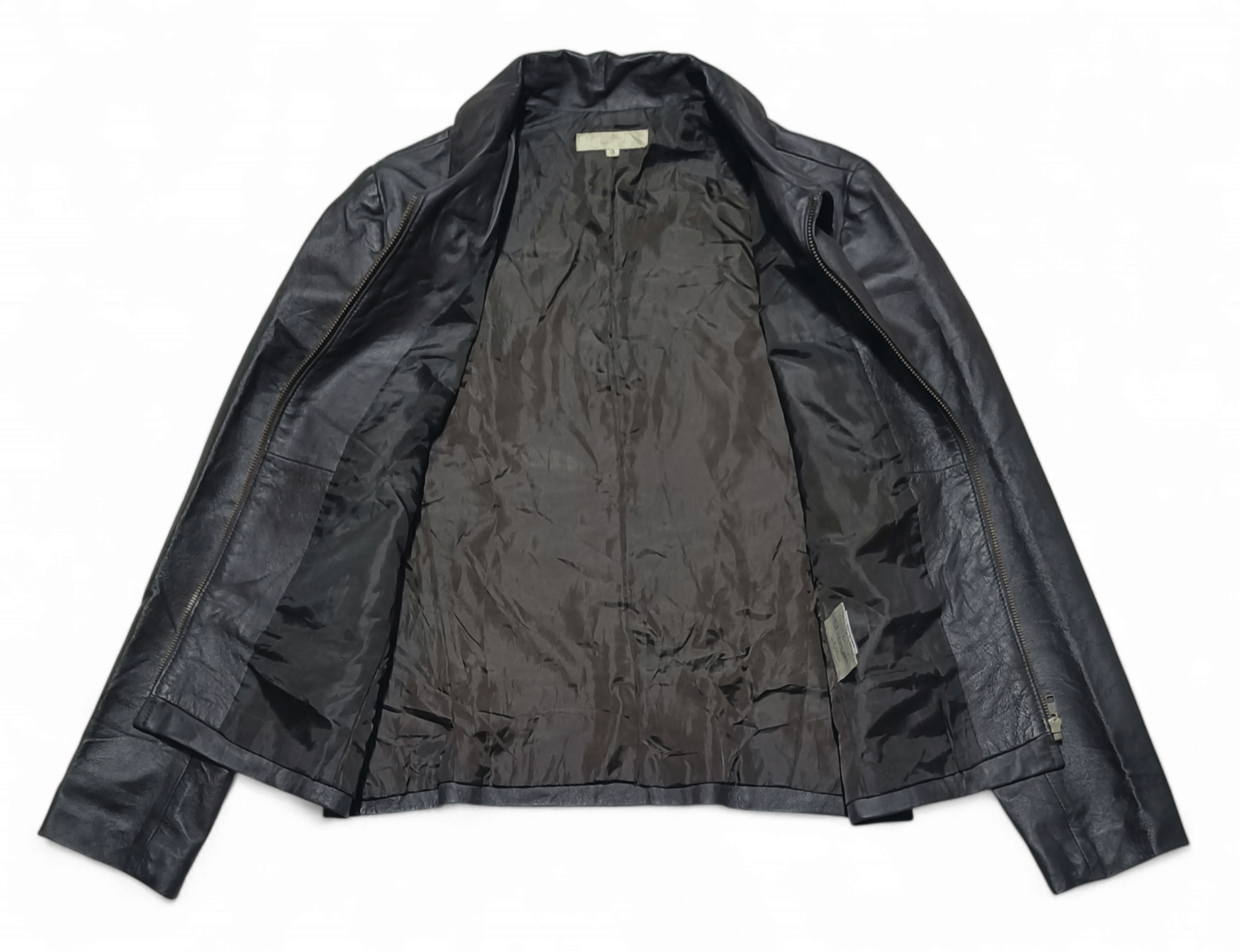 Other Vintage Y2K KETTY Women's Sheepskin Black Leather Jacket Size M / US 6-8 / IT 42-44 - 5 Thumbnail