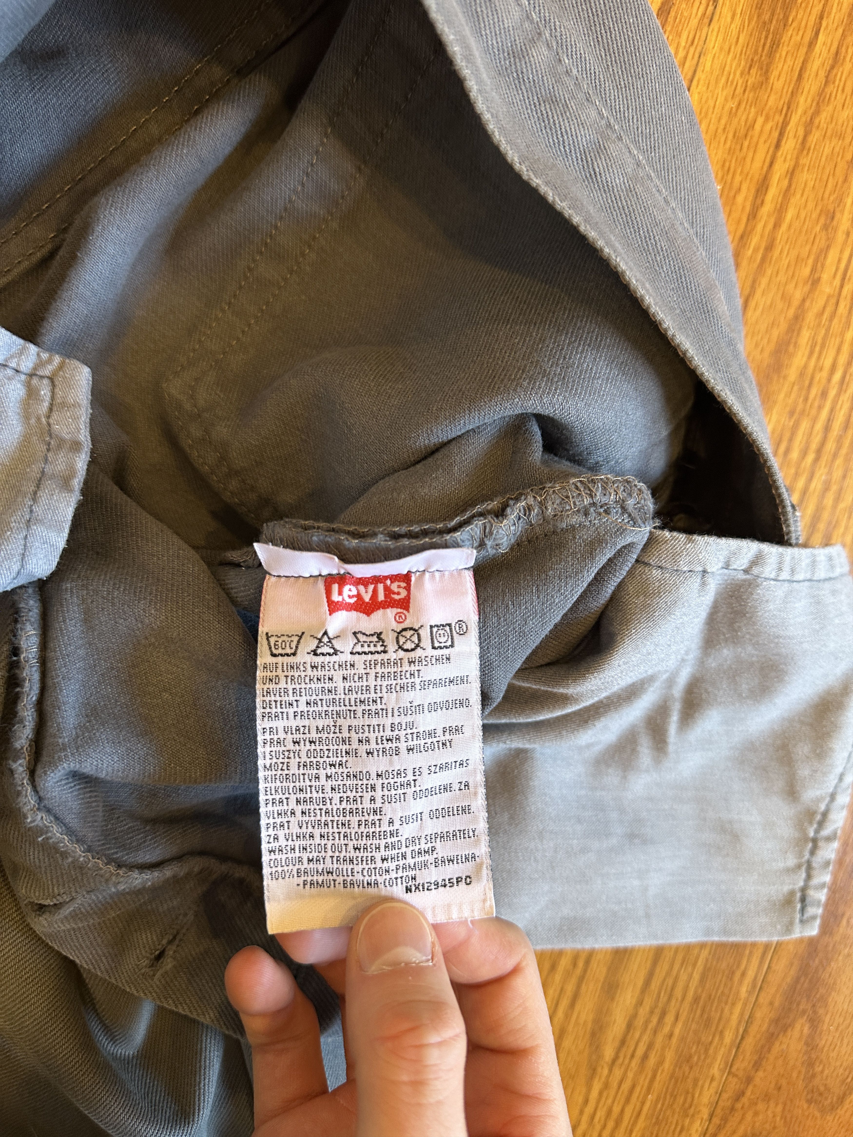 Levi's Vintage Levi's 501 Grey Denim 90s Size US 30 / EU 46 - 5 Thumbnail