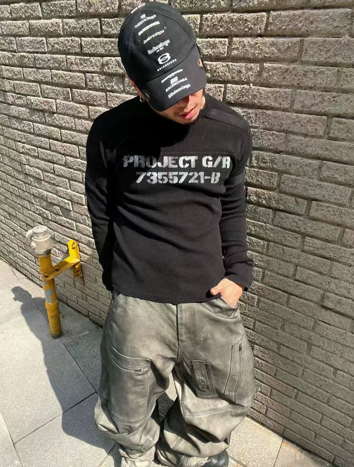 Balenciaga Balenciaga Screaming Logo Curved Brim Baseball Cap Size ONE SIZE - 6 Thumbnail