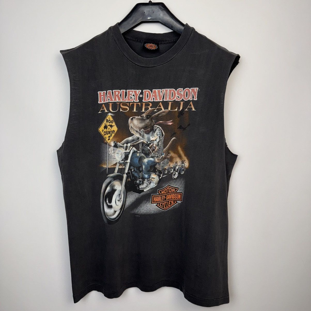 Harley Davidson Harley Davidson 90s Biker Kangaroo Australia Vintage Shirt Size US M / EU 48-50 / 2 - 1 Thumbnail
