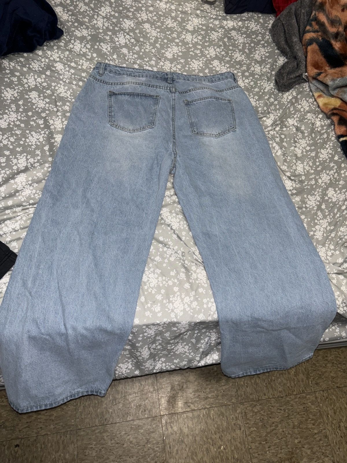 Fashion Nova Calling it off baggy jeans Size 36" / US 14 / IT 50 - 1 Thumbnail