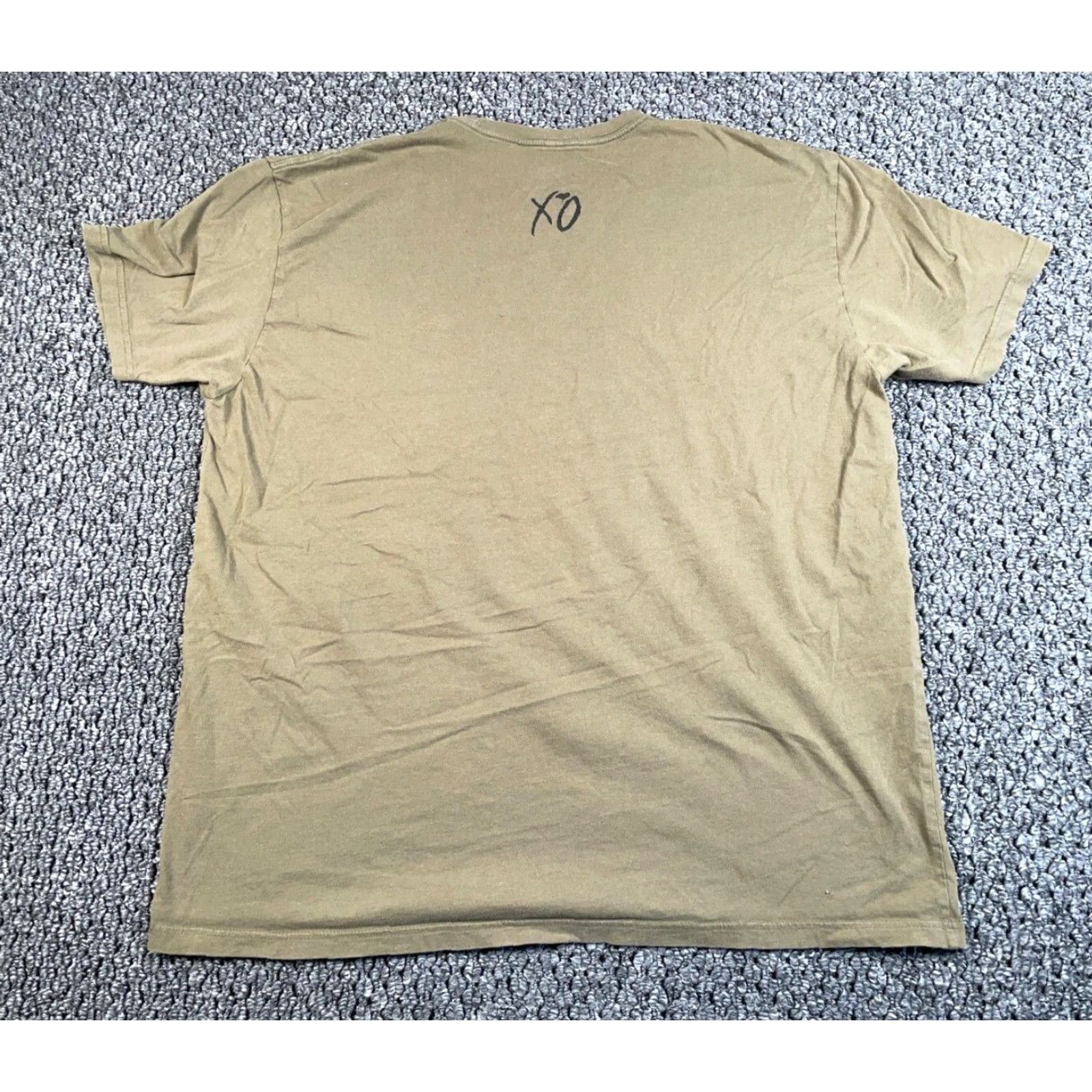 Olive VINTAGE XO Weeknd Graphic T-Shirt Men Adult 2XL Olive Green Short Sleeve Music Hip Hop Official Size US XXL / EU 58 / 5 - 2 Thumbnail