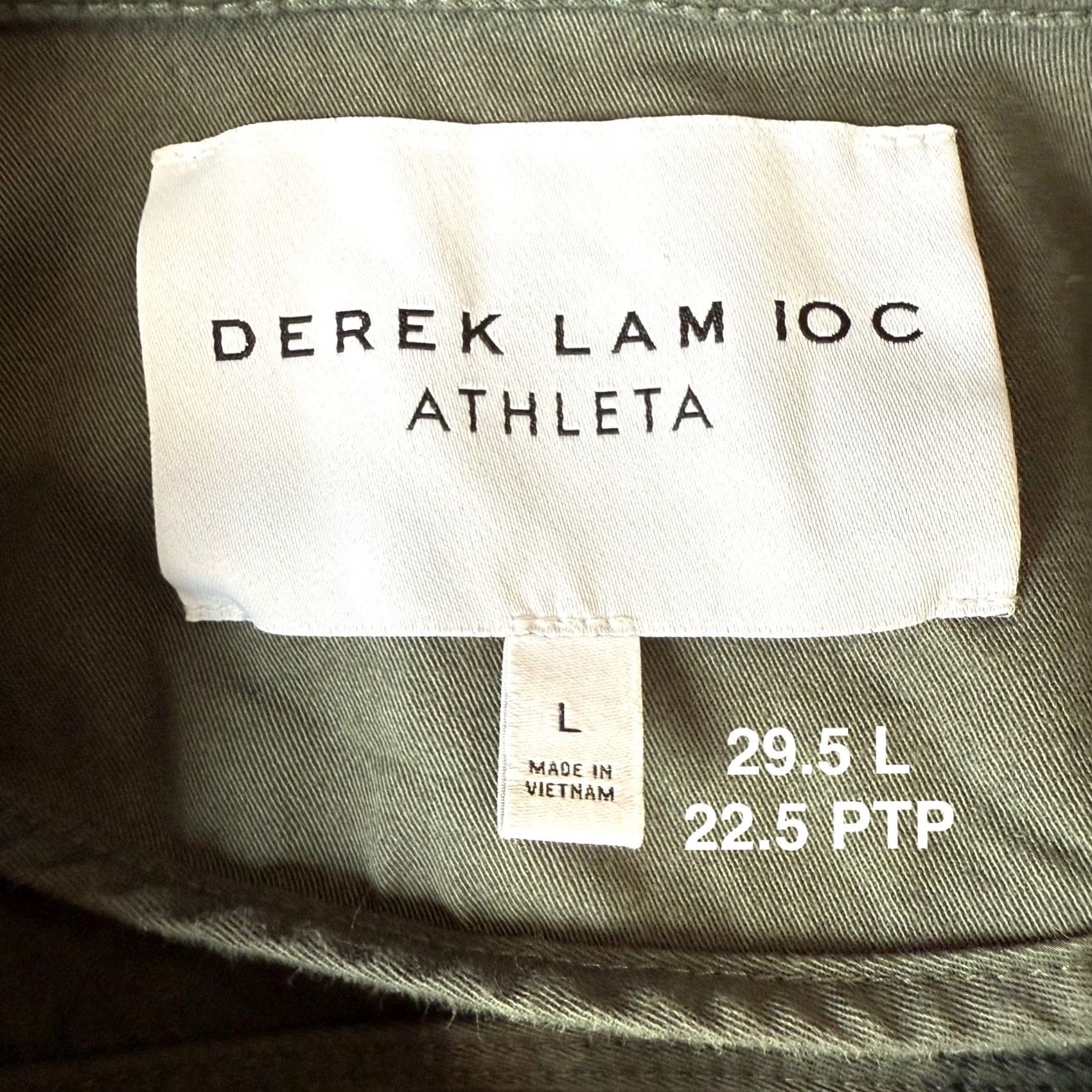 Alo Athleta Greenwich Jacket Large Green Full Zip Military Athleisure Derek Lam 10C Size L / US 10 / IT 46 - 7 Thumbnail