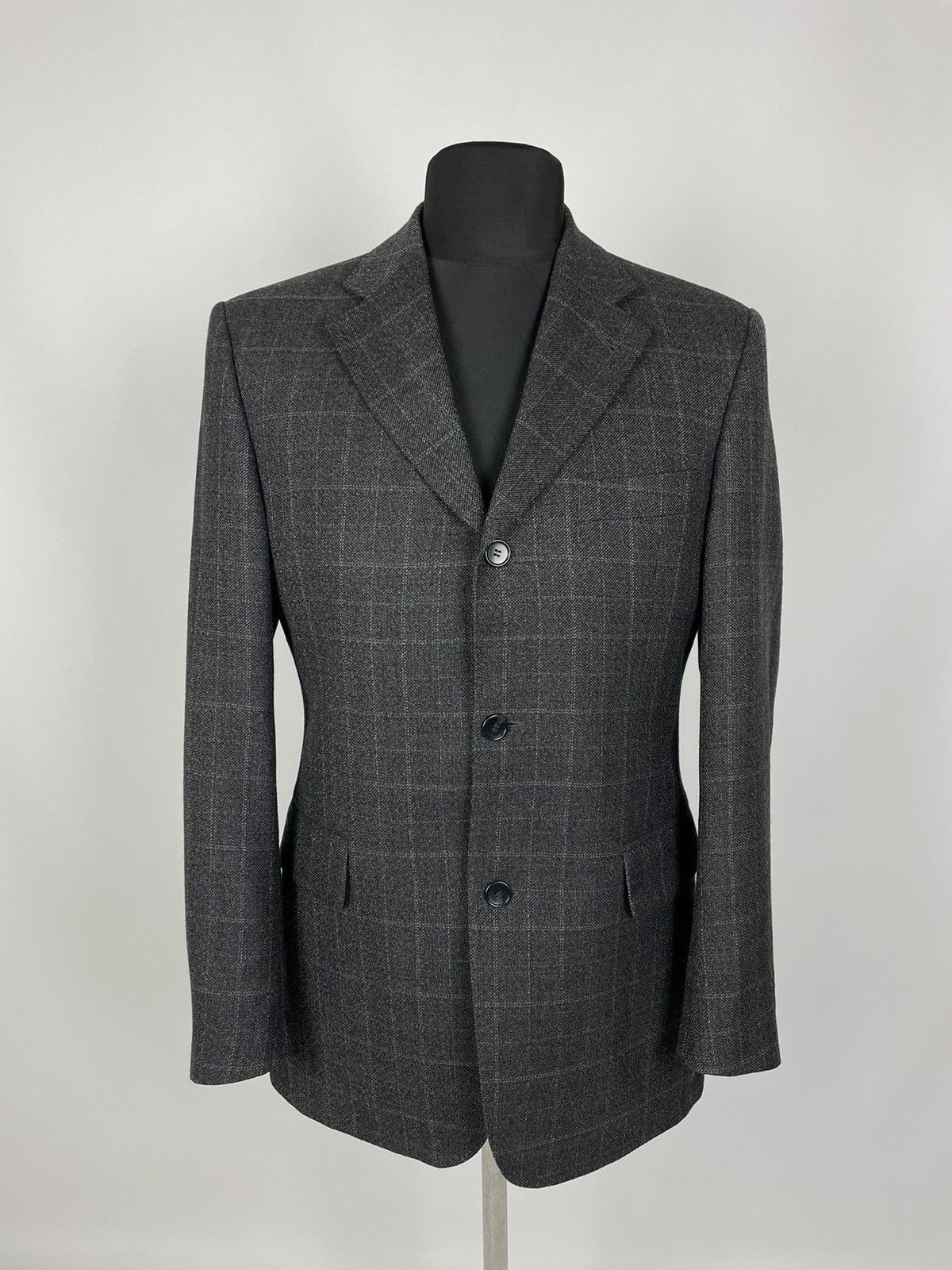 Burberry Vintage Burberry London Plaid Check Blazer Size 48R - 18 Thumbnail