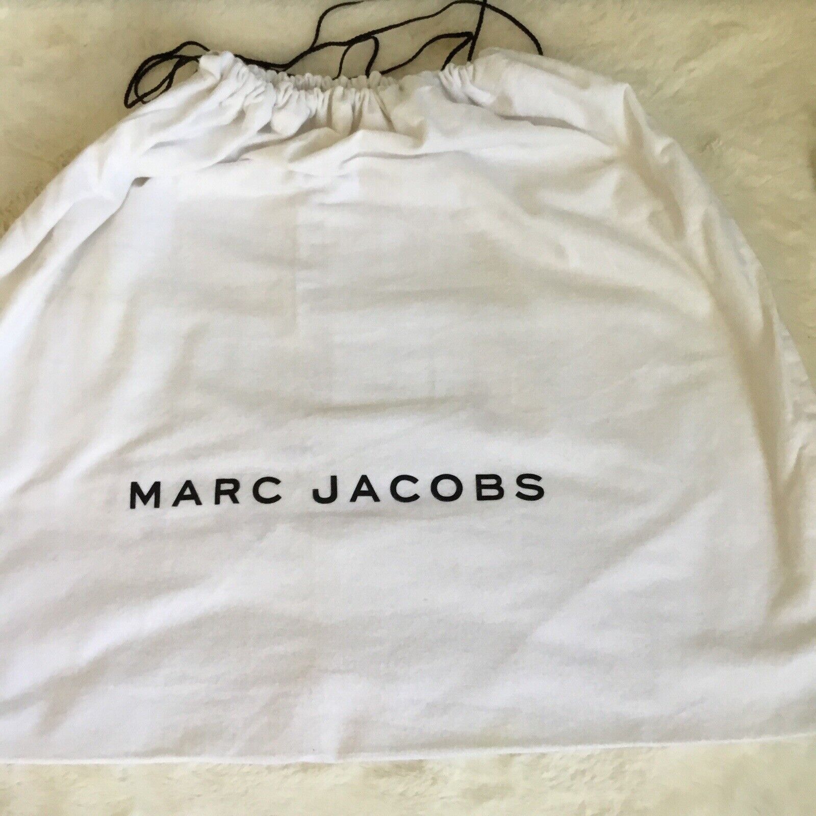 Marc Jacobs Marc Jacobs Dust Bag Tote Bag Large White Cotton Logo Size ONE SIZE - 2 Thumbnail