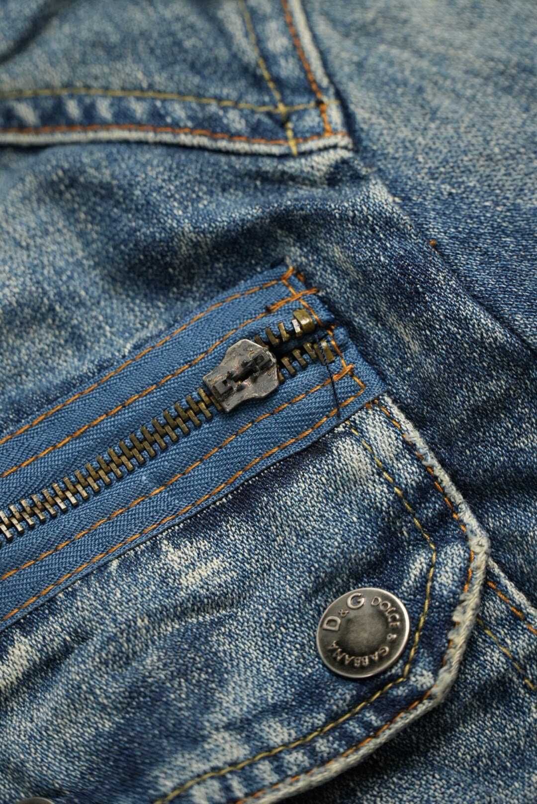 Dolce & Gabbana Dolce & Gabbana Multi Pocket Denim Jacket Size US M / EU 48-50 / 2 - 6 Thumbnail