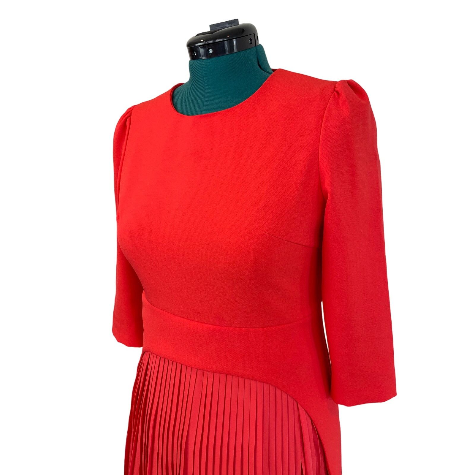 Other CC&DD Red Pleated Dress, Size M Size M / US 6-8 / IT 42-44 - 7 Thumbnail