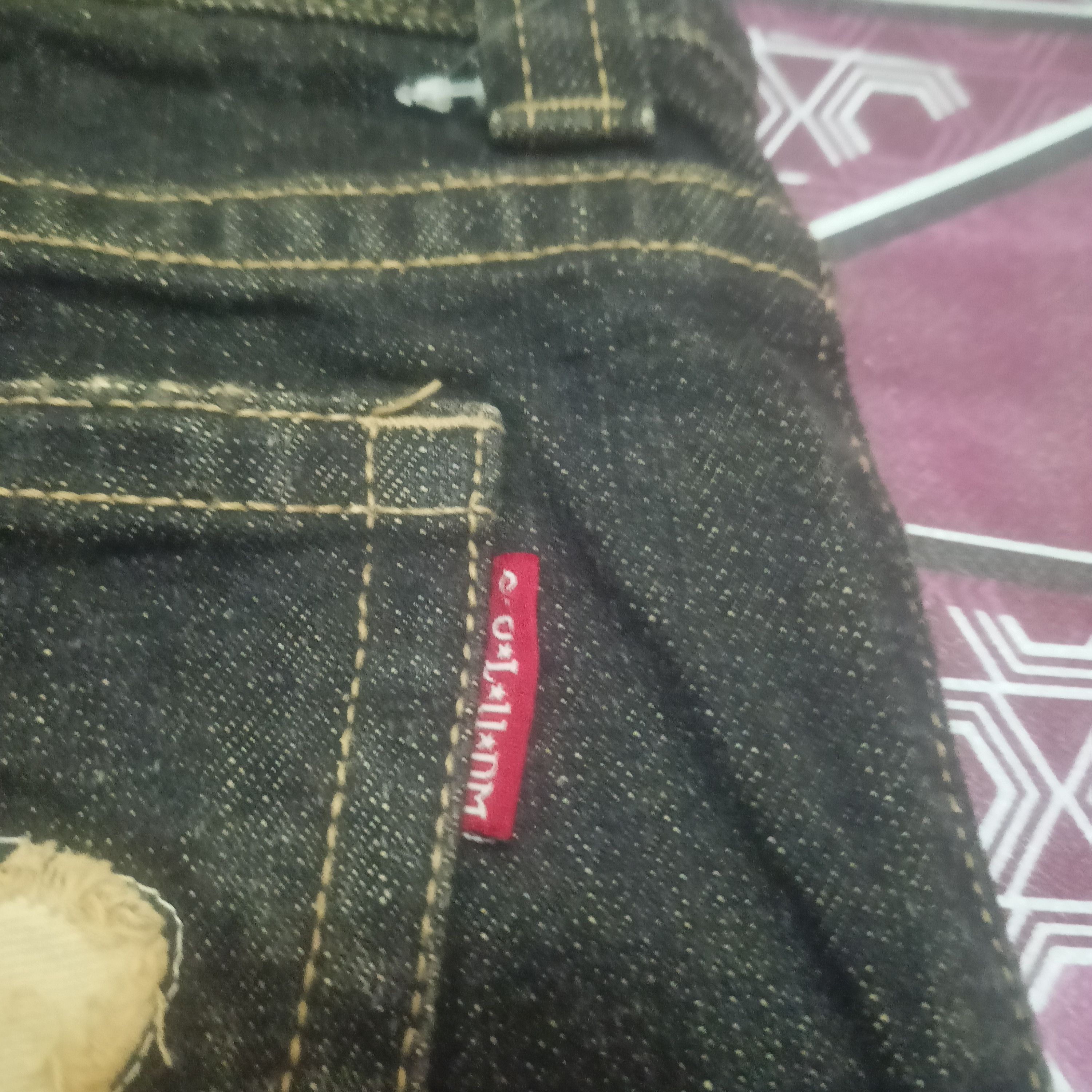 Japanese Brand Japanese CO&LU flared Black Jeans Size US 31 - 17 Thumbnail