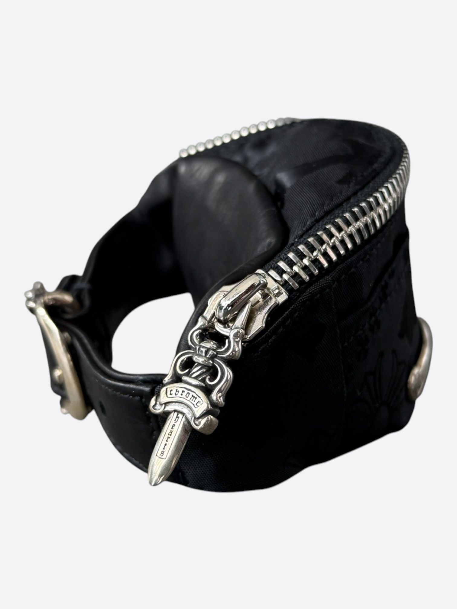 Chrome Hearts Chrome Hearts Black Stencil Nylon Wrist Bag Size ONE SIZE - 2 Thumbnail