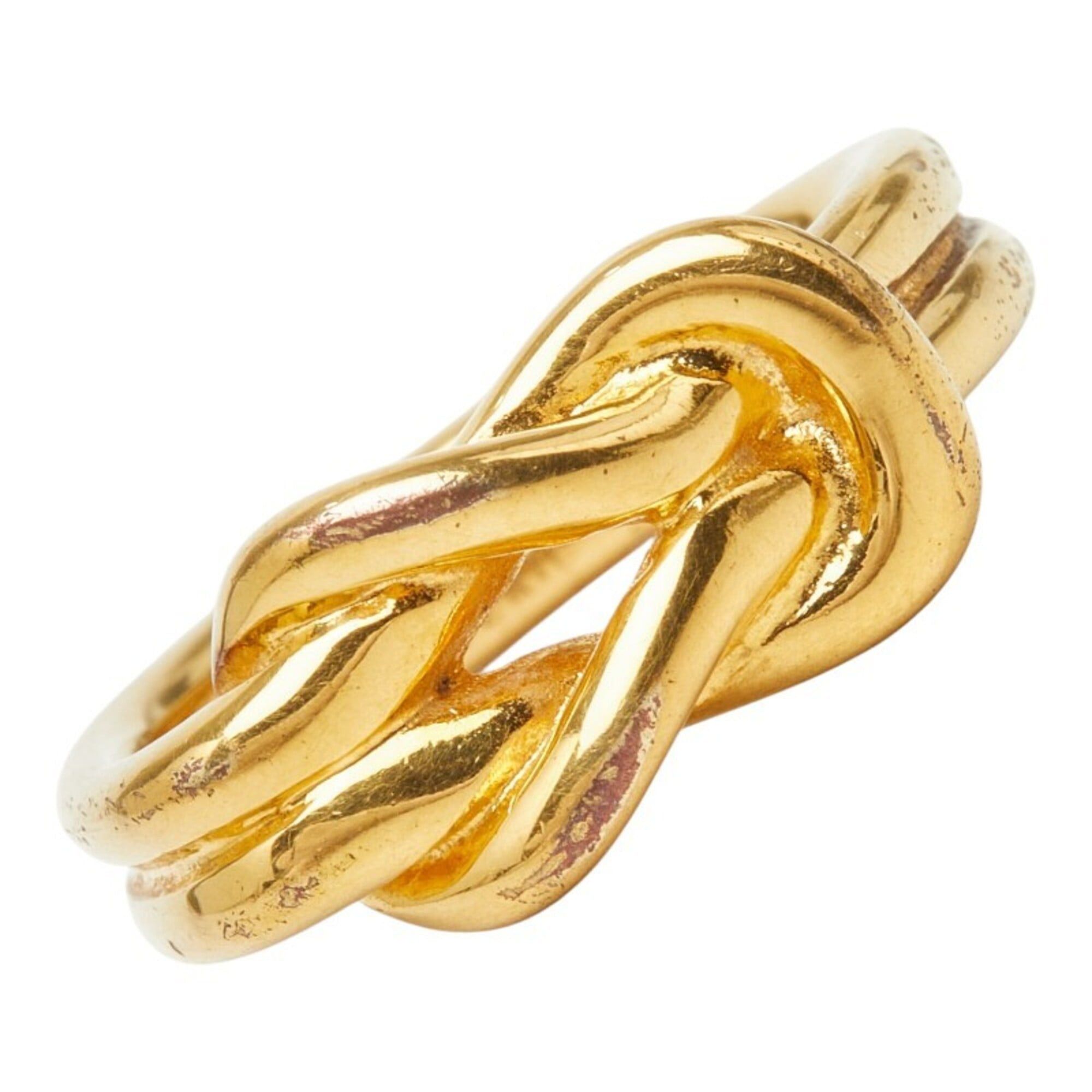 Hermes Hermes Atame Scarf Muffler Ring Gold Plated Women's HERMES Size ONE SIZE - 1 Thumbnail