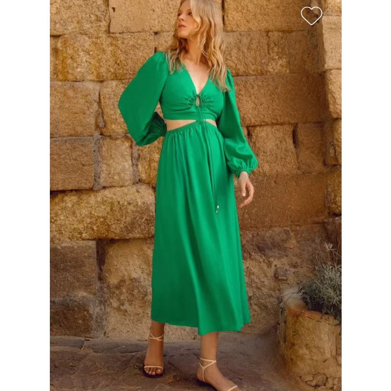 slim fit dress slacks Anthropologie Dress Womens 0 Green Button Up Long Sleeve Belted White Striped main image 0