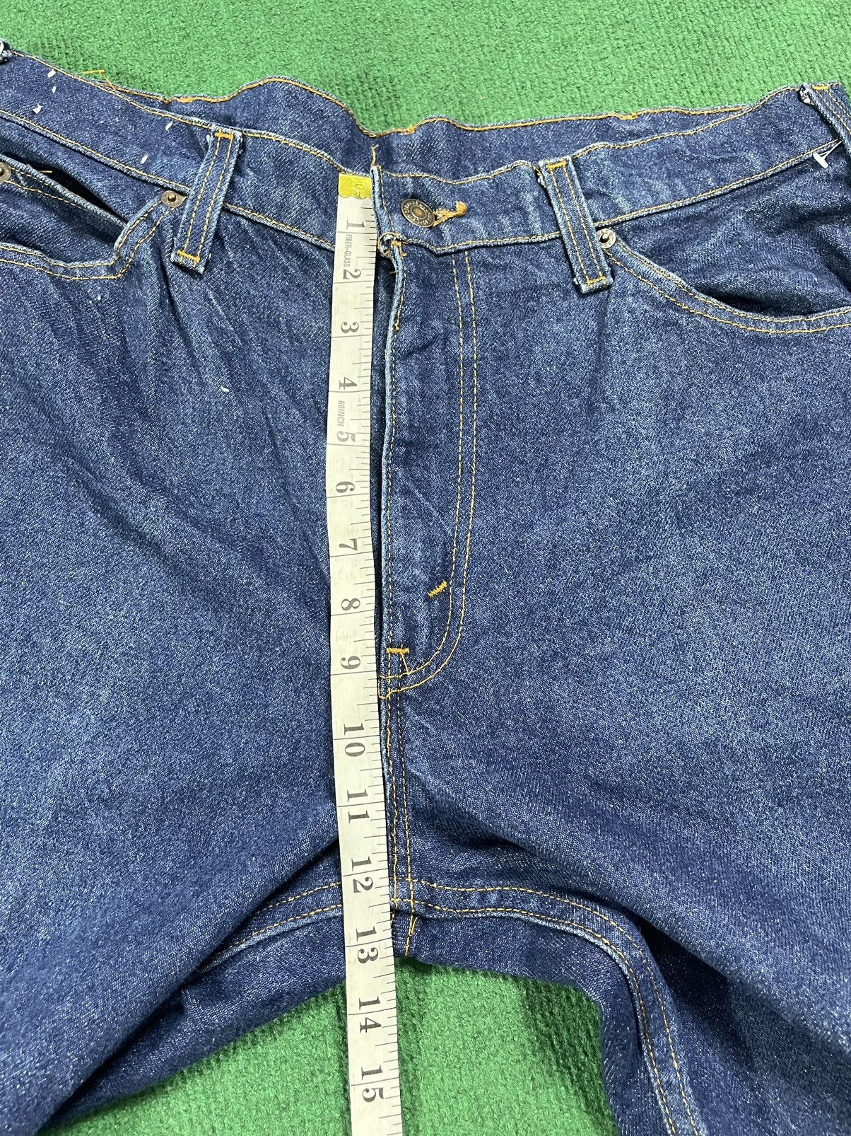 Levi's Levis Vintage 70s With Leather Patch & Tag Wide Leg Size US 35 - 13 Thumbnail