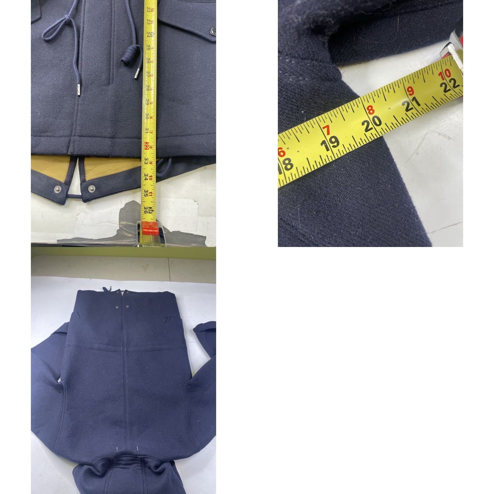 Madewell Madewell Coat Men S Wool Blue Solid Overcoat Hooded Full Zip J Crew Jacket Split Hooded Wool Bonded Parka Short description? (no not include) Size US S / EU 44-46 / 1 - 8 Thumbnail