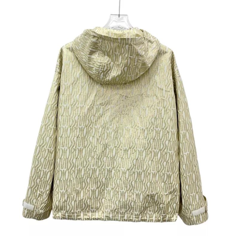 Dior Dior 25 Miss yellow logo letter full-print hooded zipper l Size S / US 4 / IT 40 - 2 Thumbnail