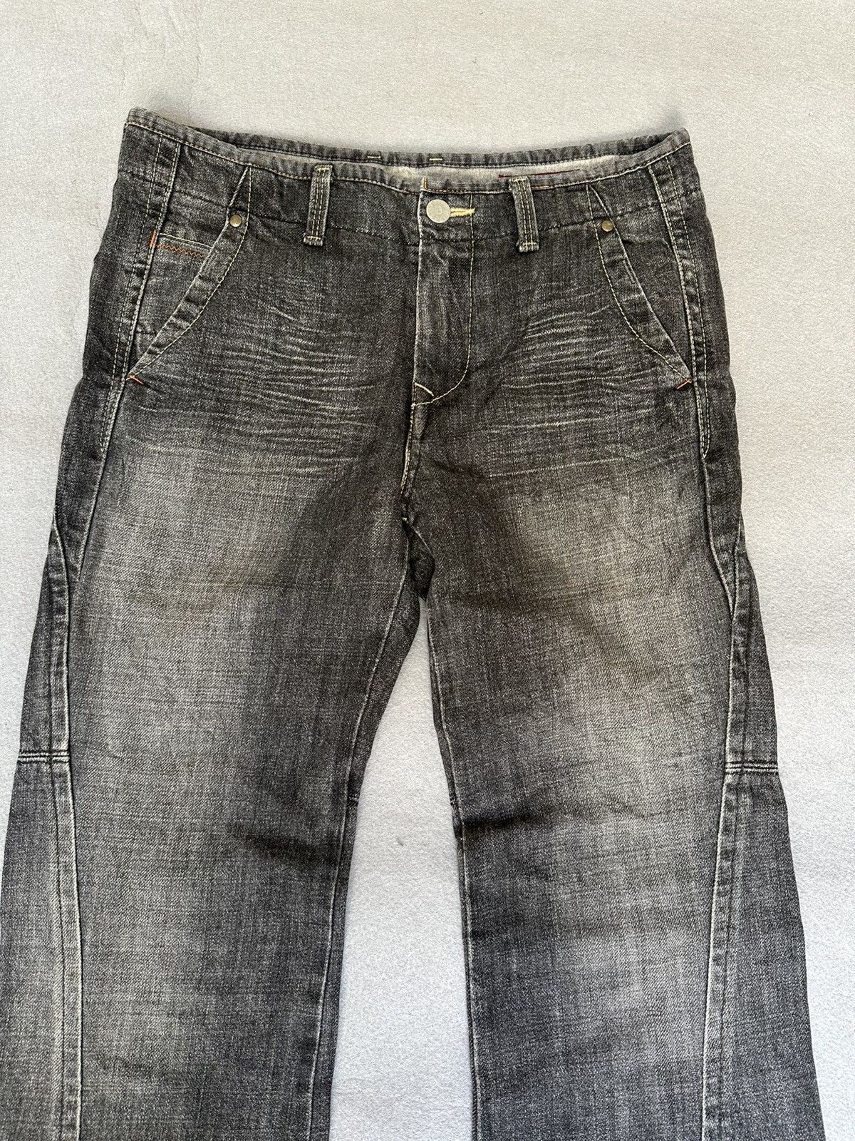 Japanese Brand FLARE Sweet Camel Jeans Size 30" / US 8 / IT 44 - 4 Thumbnail