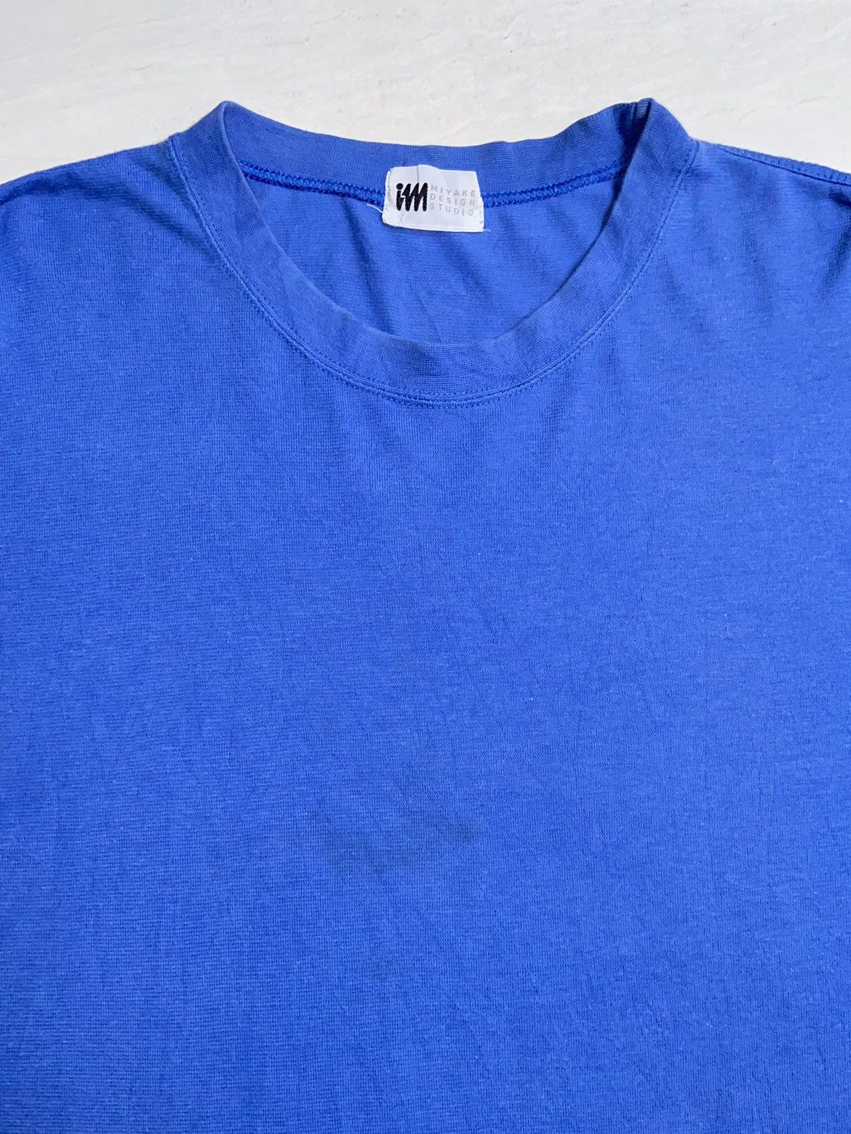 Issey Miyake IM MIYAKE DESIGN STUDIO Blue Long Sleeve T-shirt Size US L / EU 52-54 / 3 - 10 Thumbnail