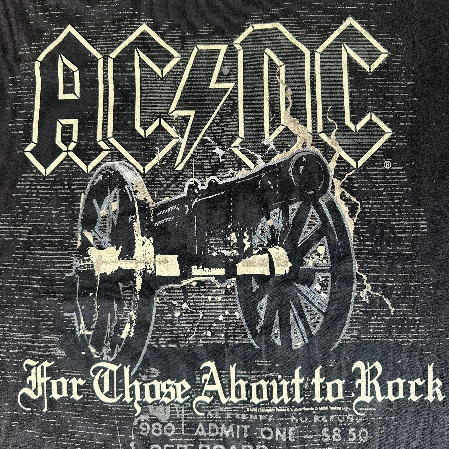 AC/DC Vintage Y2K AC/DC Band T-Shirt For Those About To Rock Tee Size US XL / EU 56 / 4 - 3 Thumbnail