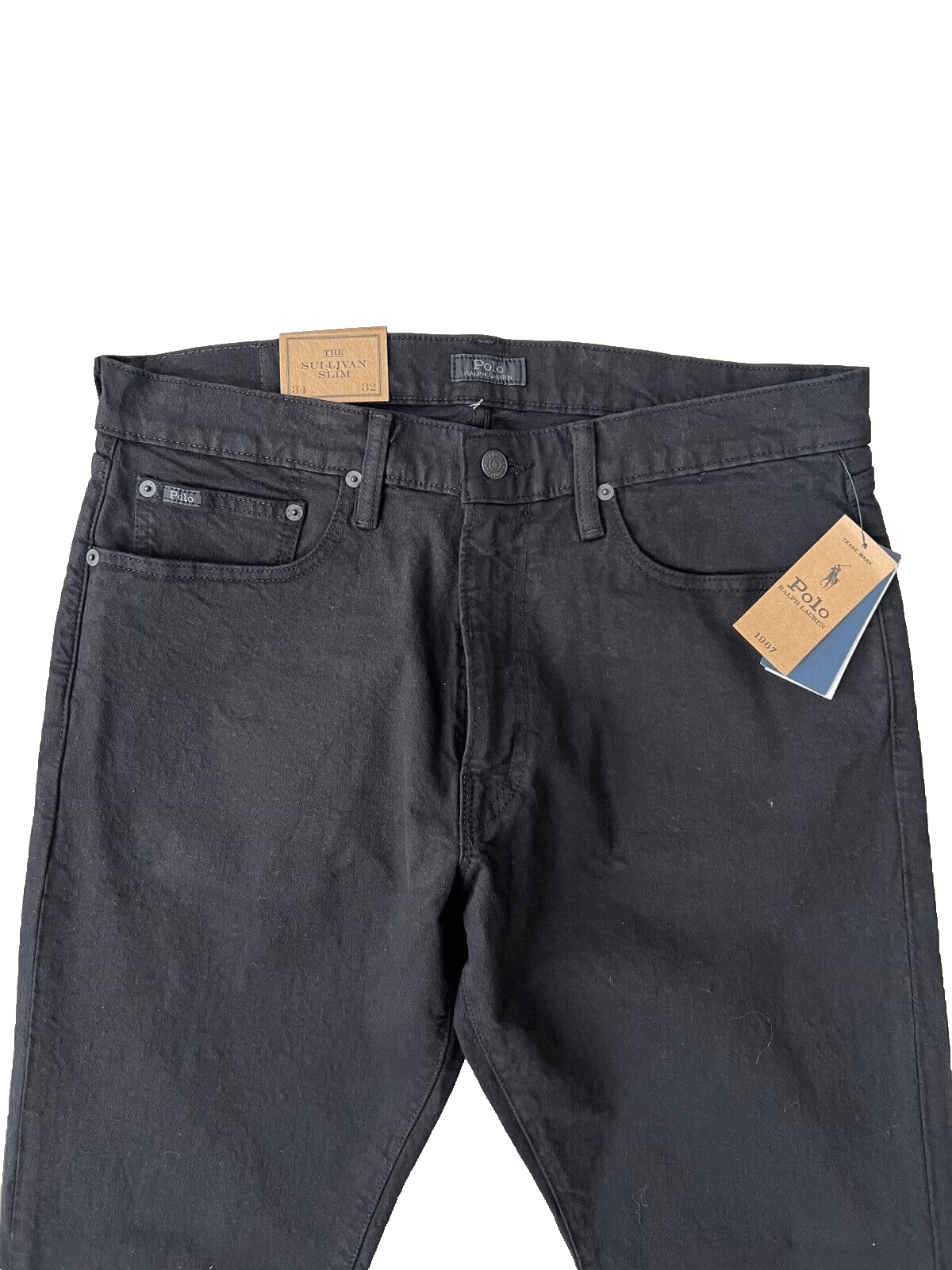 Polo Ralph Lauren Polo Ralph Lauren Sullivan Slim Fit Jeans in Black ( 34x32 ) Size US 34 / EU 50 - 3 Thumbnail