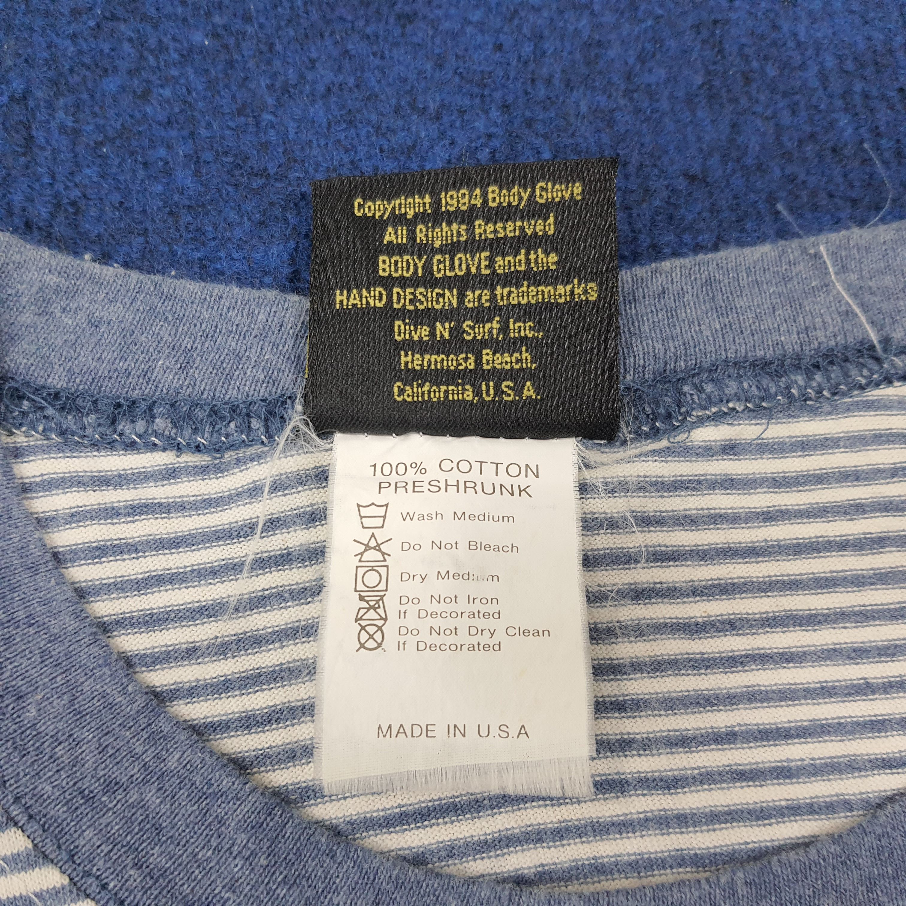 Body Glove × Vintage Vintage Body Glove Watersports Brand Stripes Tshirt Size US M / EU 48-50 / 2 - 5 Thumbnail