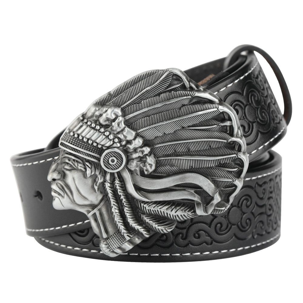Designer Vintage Vintage Belt Riveted Belts Menswear Accessories Size ONE SIZE - 1 Thumbnail