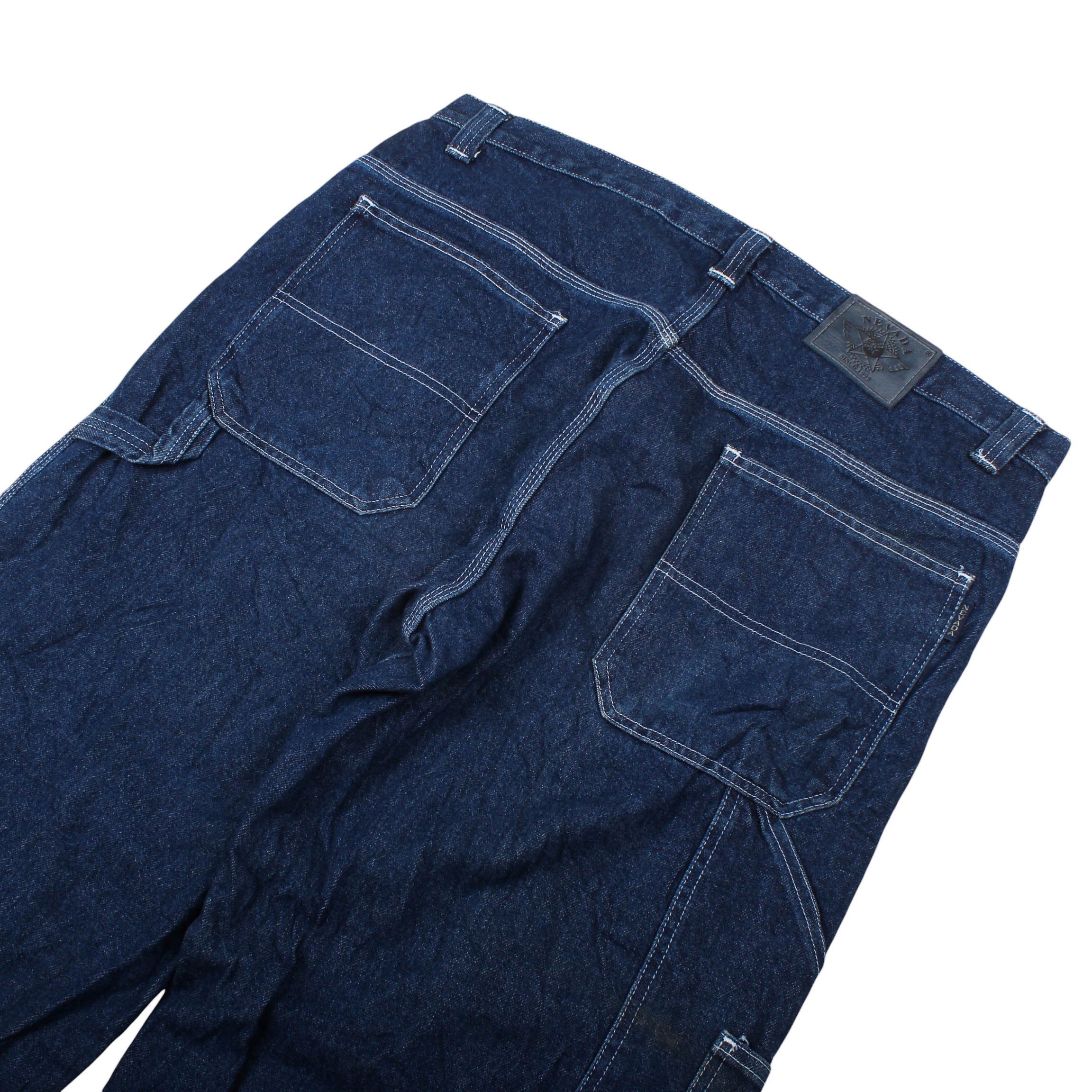 Jean Vintage Carpenter Jeans Dark Wash Denim Pants 90s Size US 40 / EU 56 - 3 Thumbnail