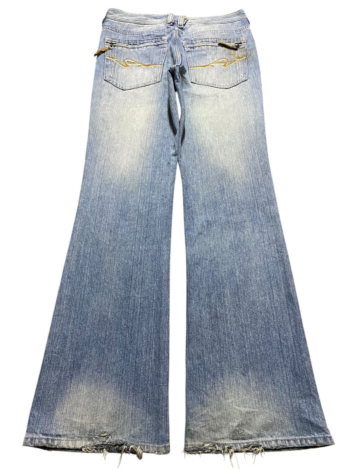 Tornado Mart Vintage Japanese Brand Nylaus Flare Jeans Size US 32 / EU 48 - 2 Thumbnail