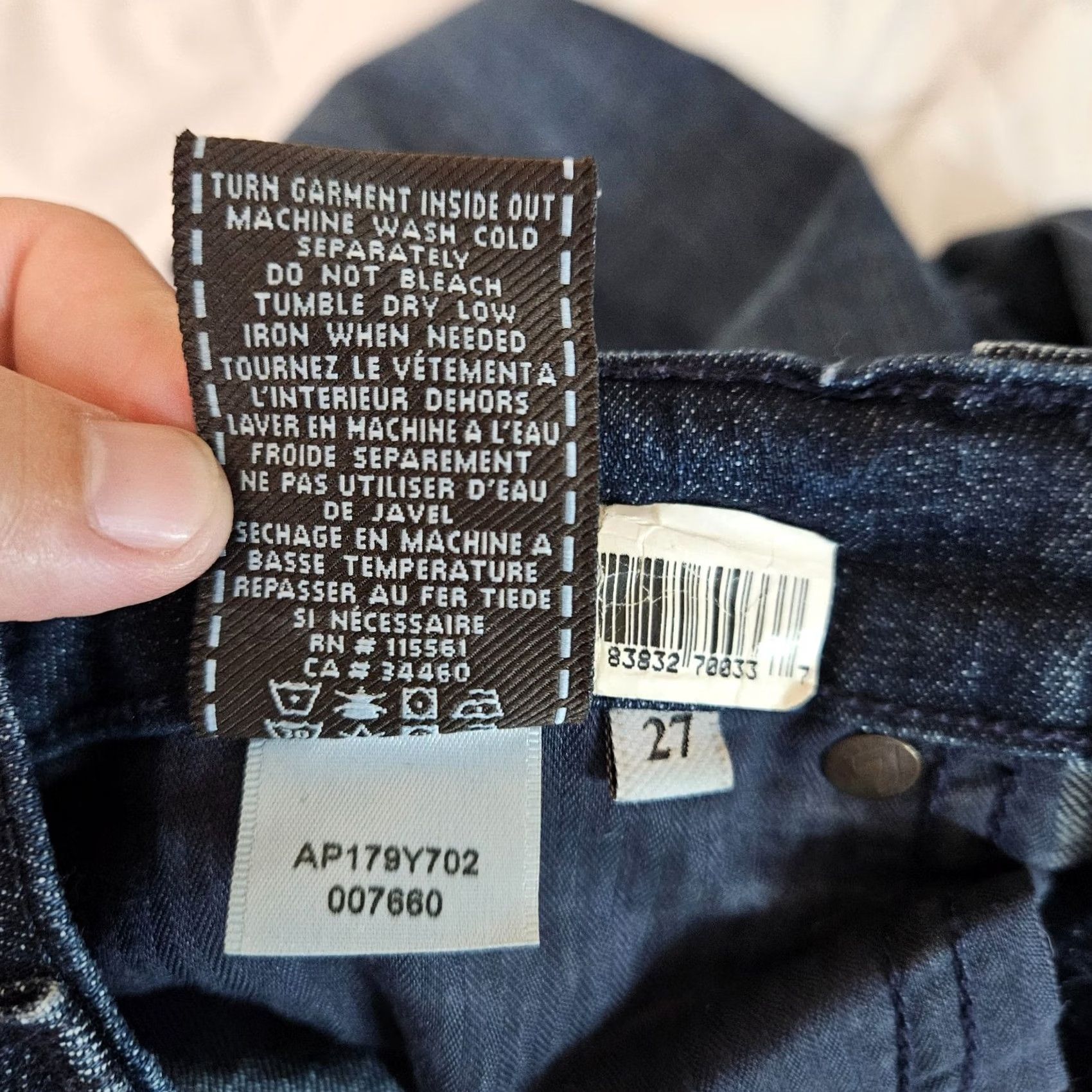 7 For All Mankind 7 For All Mankind Roxanne Skinny Jeans Blue 27 NEW Women Regular Casual Denim Cotton/Spandex 5-Pocket Size 27" / US 4 / IT 40 - 4 Thumbnail