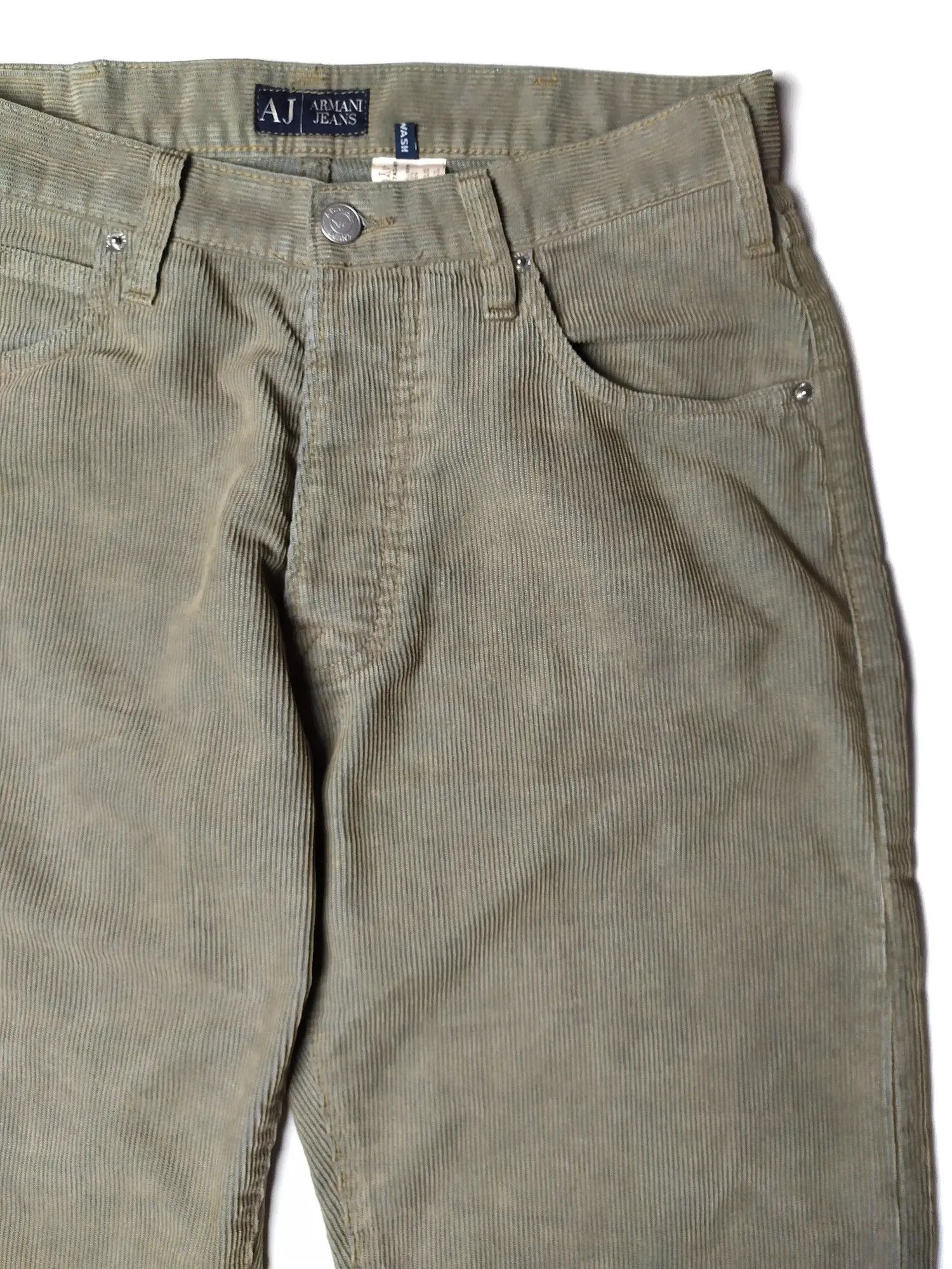 Armani Armani Jeans Corduroy Italy Vintage Trousers Pants Size US 30 / EU 46 - 3 Thumbnail