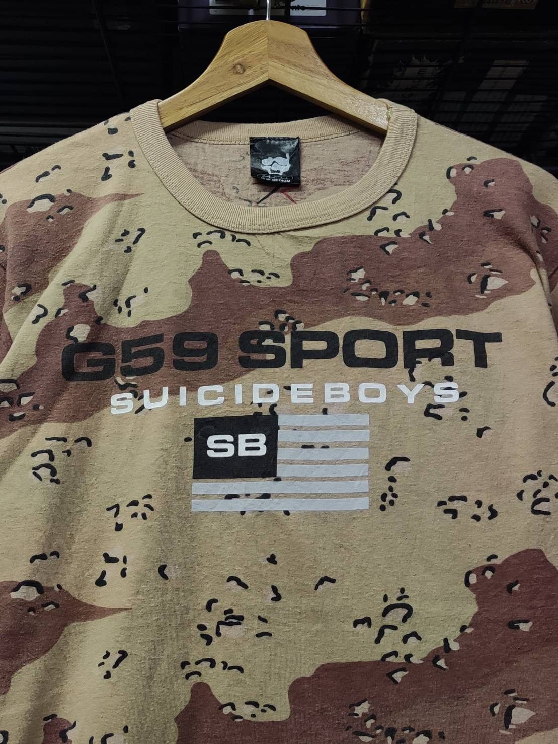 Fuck The Population × G59 Records Suicideboys " G59 Sport " Parody Polo Sport Camo T-Shirt Size US M / EU 48-50 / 2 - 1 Thumbnail