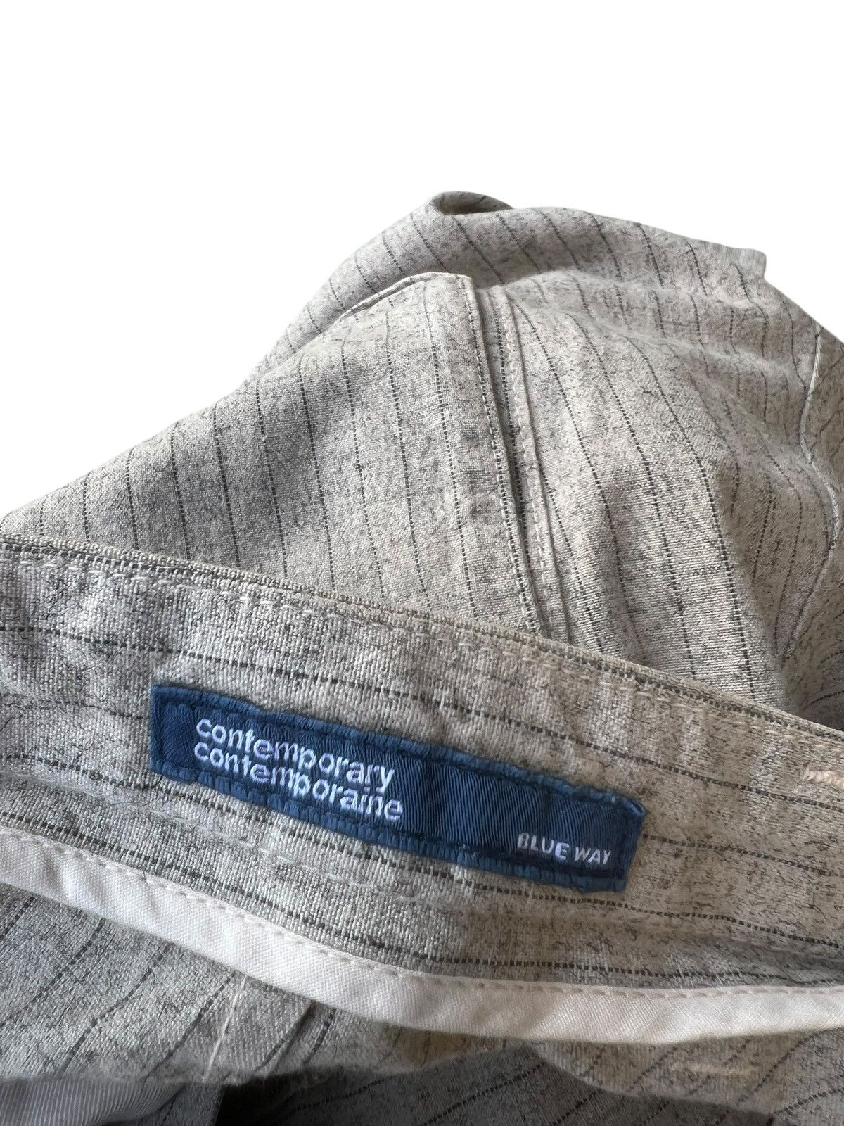 Vintage Japanese Brand BLUE WAY Made in Japan Striped Pant Size US 34 / EU 50 - 18 Thumbnail