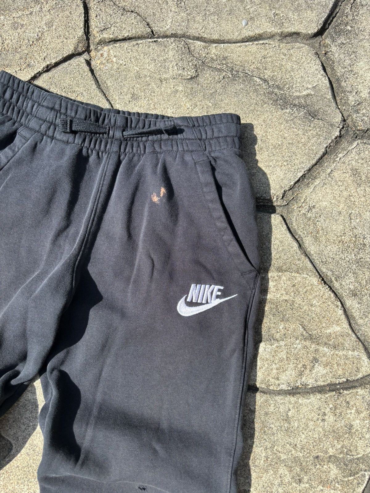 Nike × Vintage Y2K Nike Tapered Fit Black Sweatpants Size US 28 / EU 44 - 3 Thumbnail