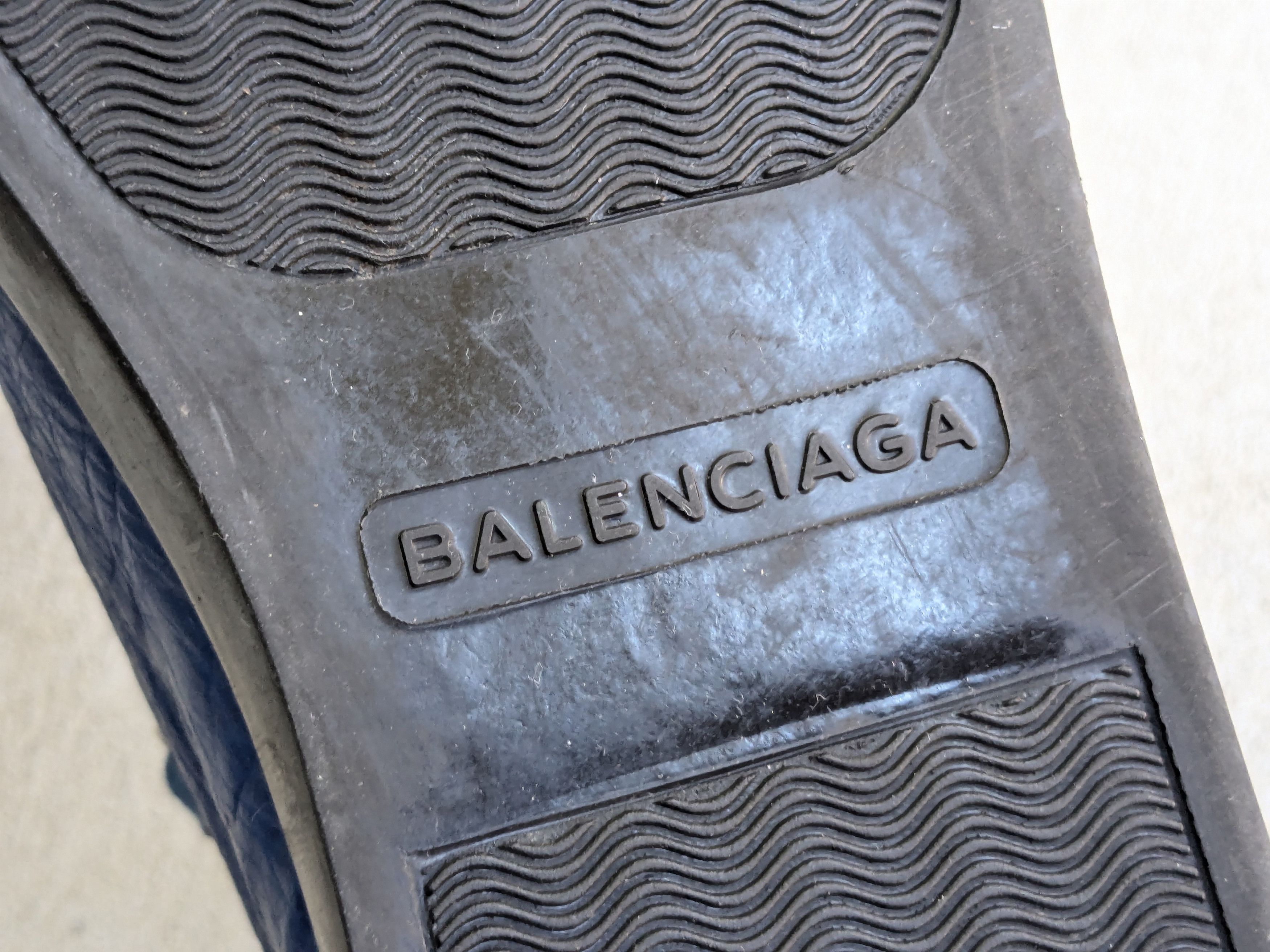 Balenciaga Balenciaga Arena Blue Black 13 Leather High Tops Size US 13 / EU 46 - 17 Thumbnail