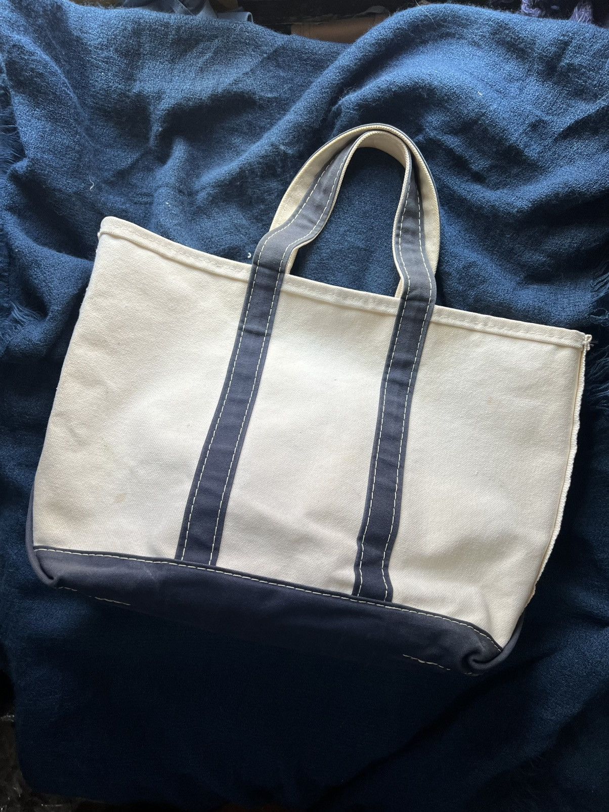 L.L. Bean L.L.Bean 80’s Canvas Tote Bag (size m) Size ONE SIZE - 4 Thumbnail
