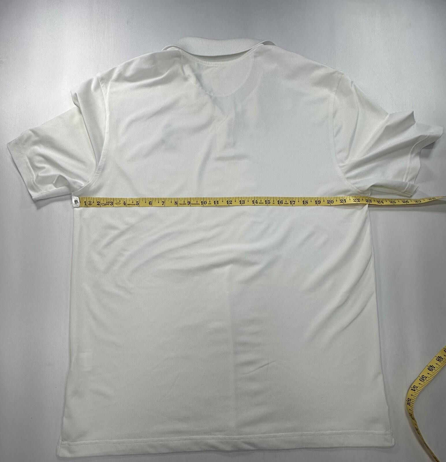 Brooks Brothers Brooks Brothers 1/4 Button Logo Polo Shirt White Mens XL Size US XL / EU 56 / 4 - 4 Thumbnail