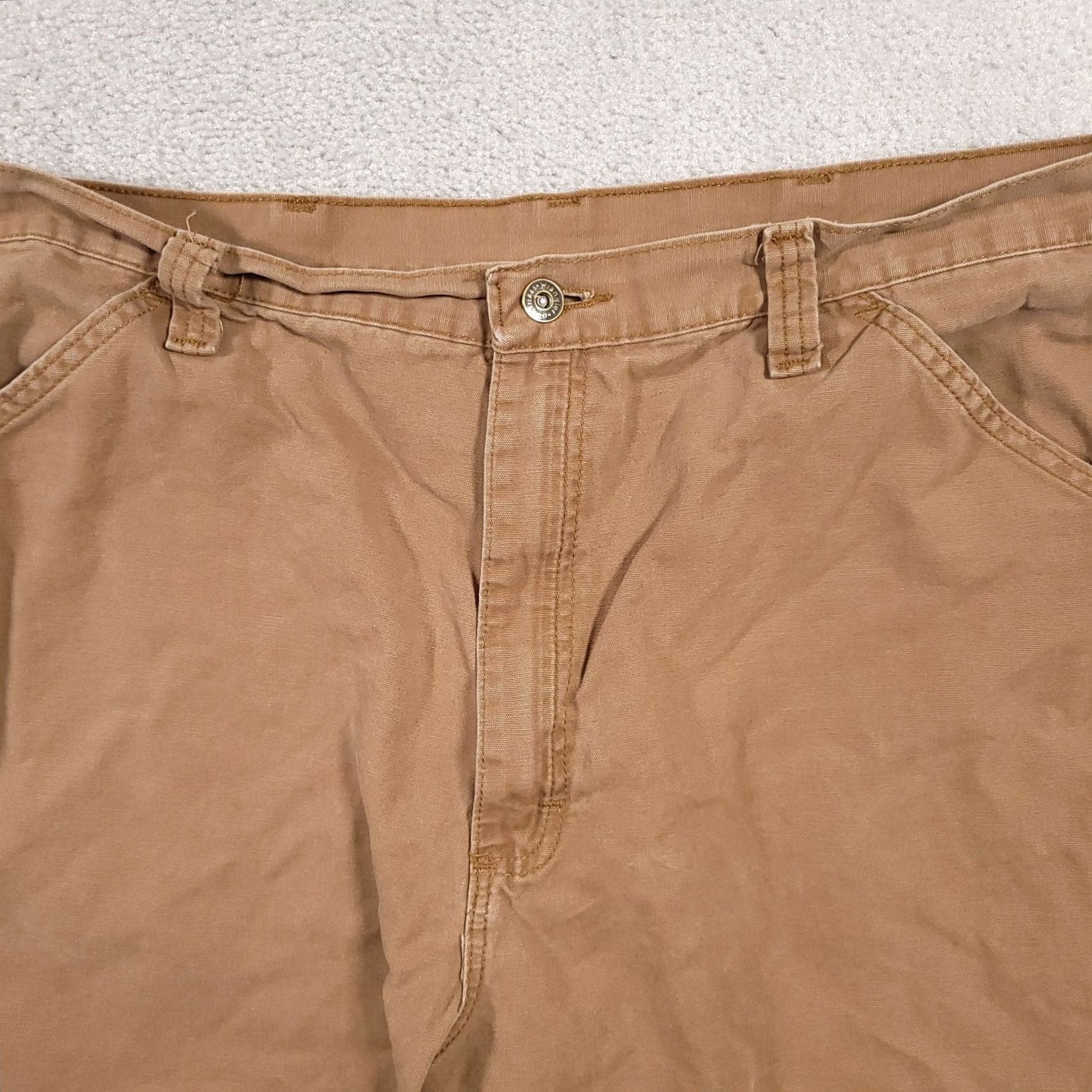 Wrangler Wrangler Shorts Mens 38 Dark Khaki Carpenter Utility Work Pockets Hammer Loop Size US 36 / EU 52 - 3 Thumbnail