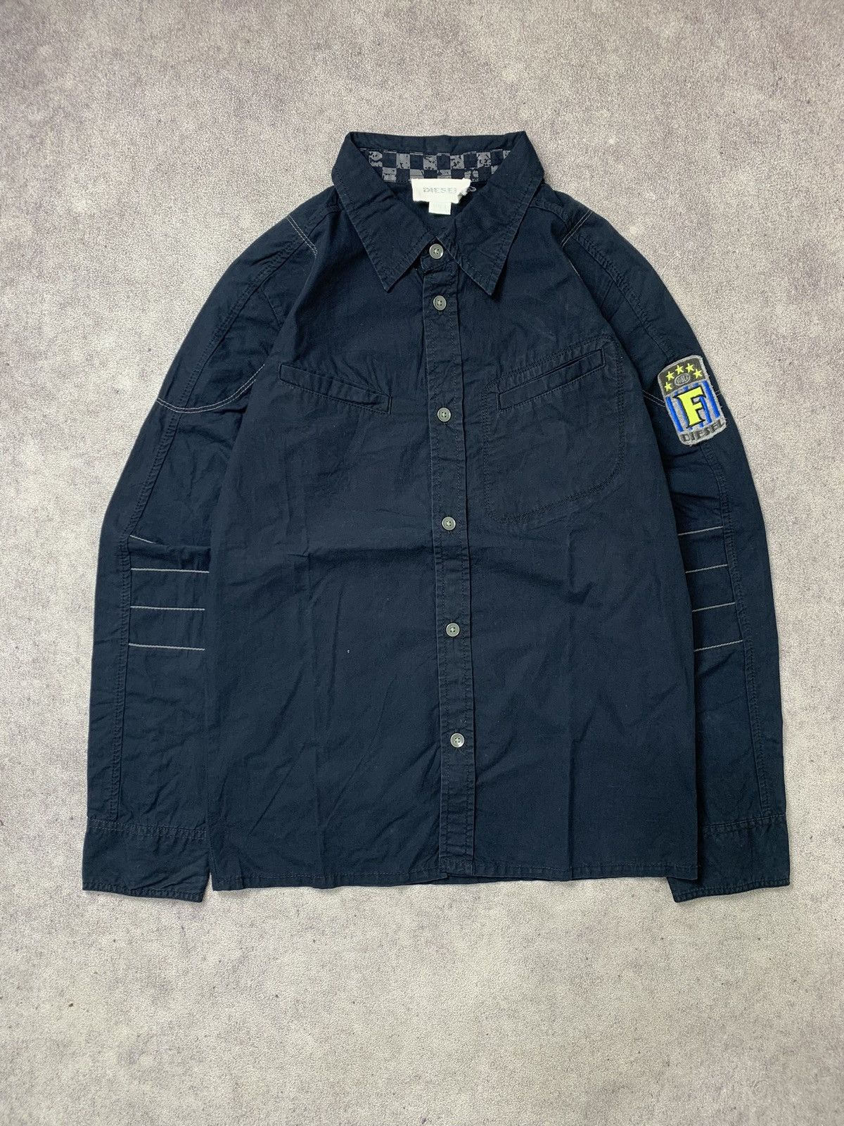 Diesel Diesel Shirt Black Button Up Size S / US 4 / IT 40 - 1 Thumbnail