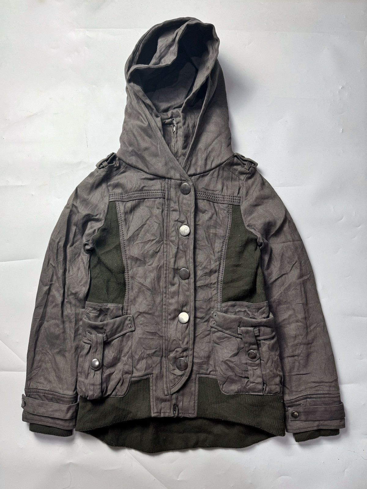 Issey Miyake × Japanese Brand Japanese Double Hoodie Deep Jacket Goa lgb styled Size US S / EU 44-46 / 1 - 1 Thumbnail