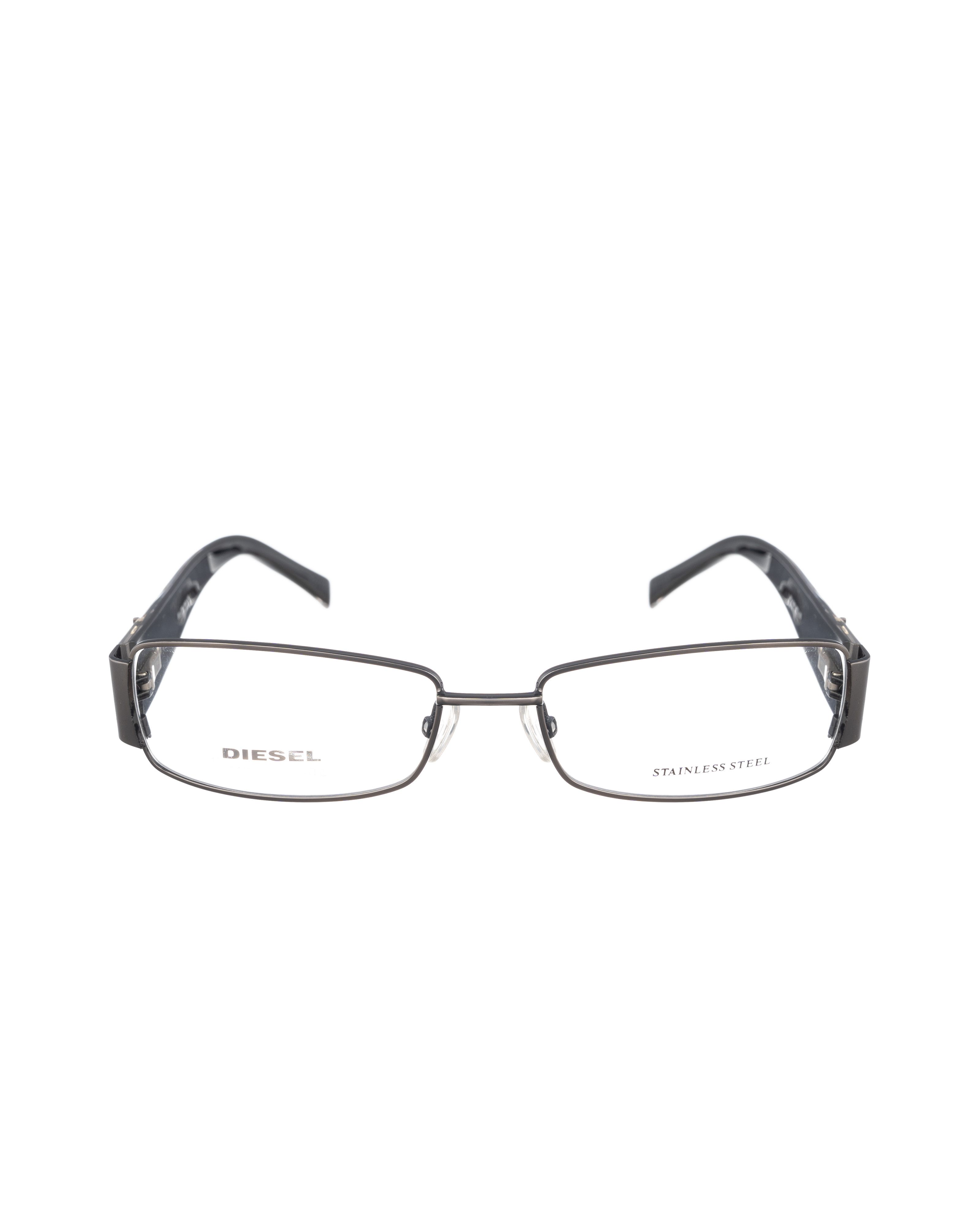 Diesel Diesel 00s Dark Graphite and White Rectangular Glasses Size ONE SIZE - 2 Thumbnail
