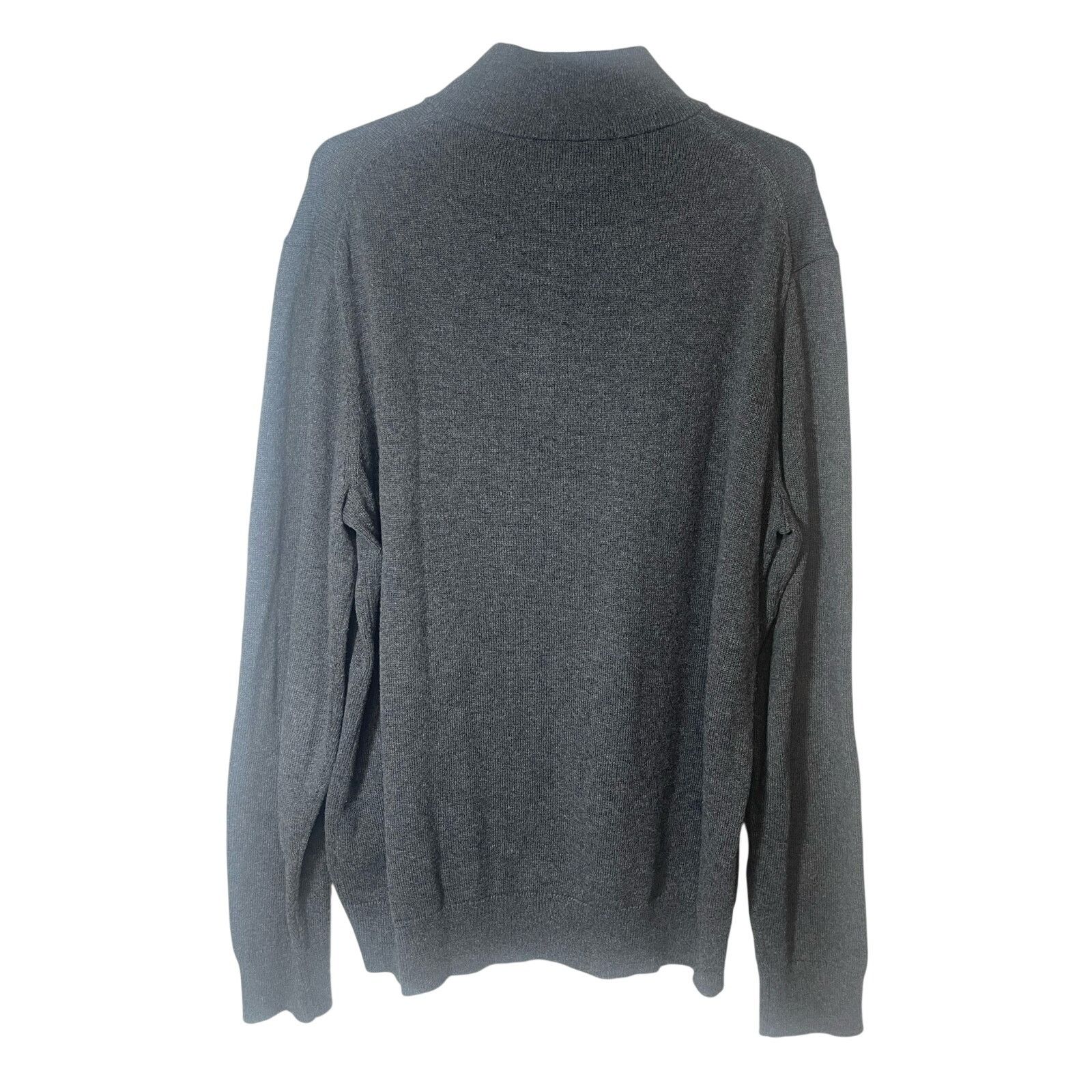 Vineyard Vines Vineyard Vines Cotton Cashmere 1/4 Zip Gray Sweater Mens M Size US M / EU 48-50 / 2 - 2 Thumbnail
