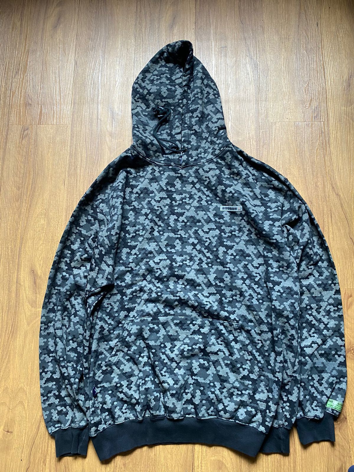 Stussy × Vintage Vintage Stussy Camo Black Size US XL / EU 56 / 4 - 5 Thumbnail
