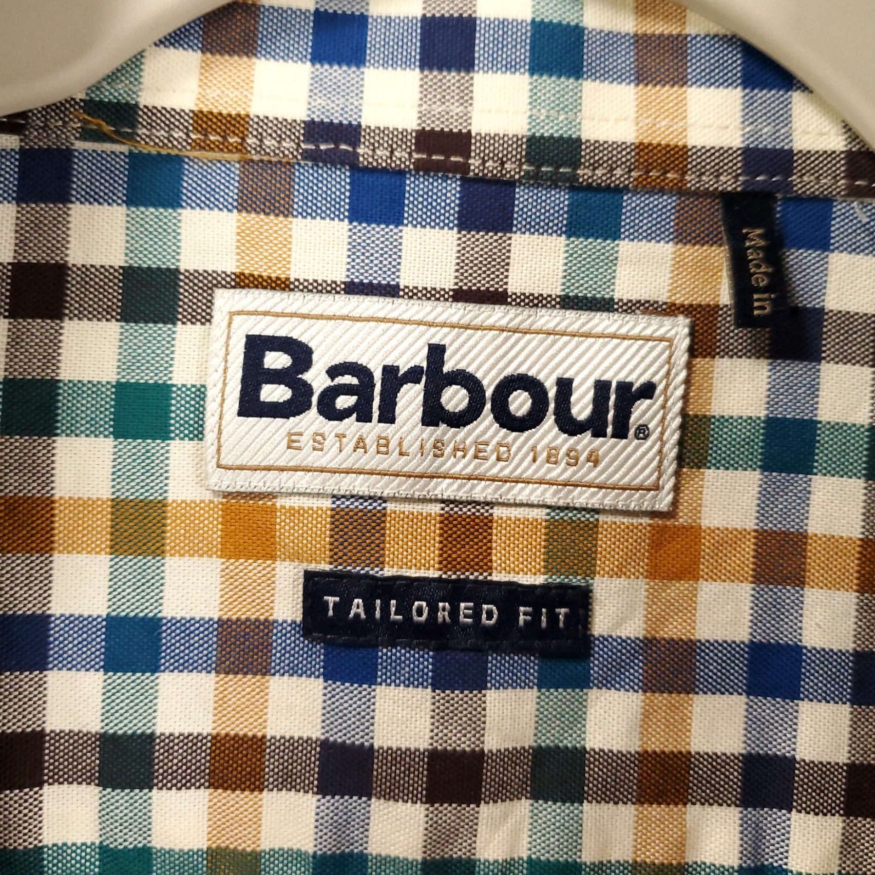 Barbour Barbour Button-Up Shirt Mens 2XL Plaid Long Sleeve Multicolor Tailored Fit Shirt Mens 2XL Plaid Long Sleeve Barbour Shirt Size US XXL / EU 58 / 5 - 4 Thumbnail