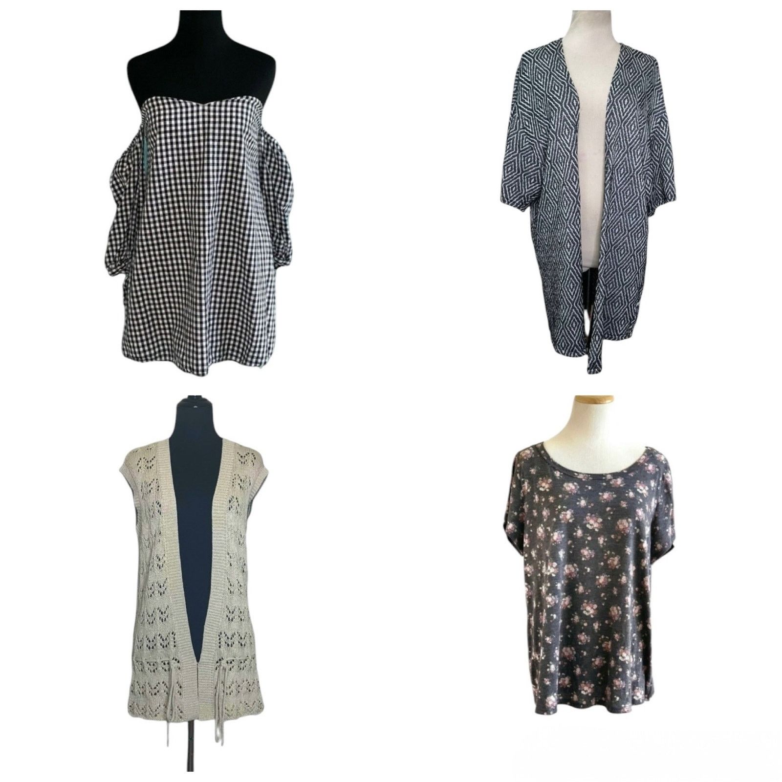 Loft Bundle of 4 summer boho casual tops size M Size M / US 6-8 / IT 42-44 - 1 Thumbnail