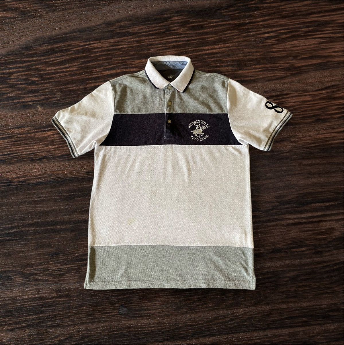Beverly Hills Polo Club × Polo Ralph Lauren Beverly Hills Polo Club Striped Polo Tee Size US M / EU 48-50 / 2 - 1 Thumbnail