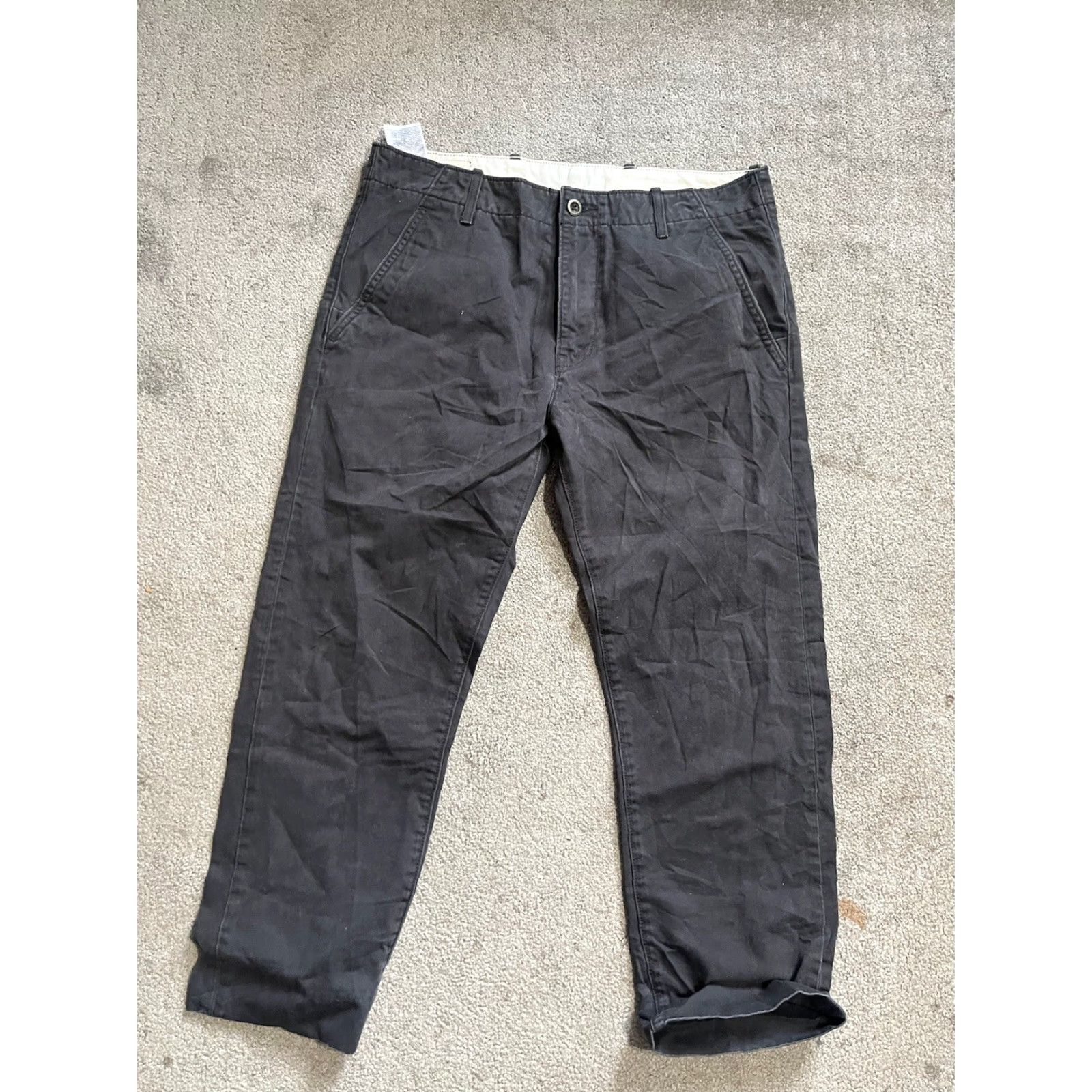 Levi's Levi's Pants Men's Size 32x25 Black Chino Twill Pant Solid Hemmed Size US 32 / EU 48 - 2 Thumbnail