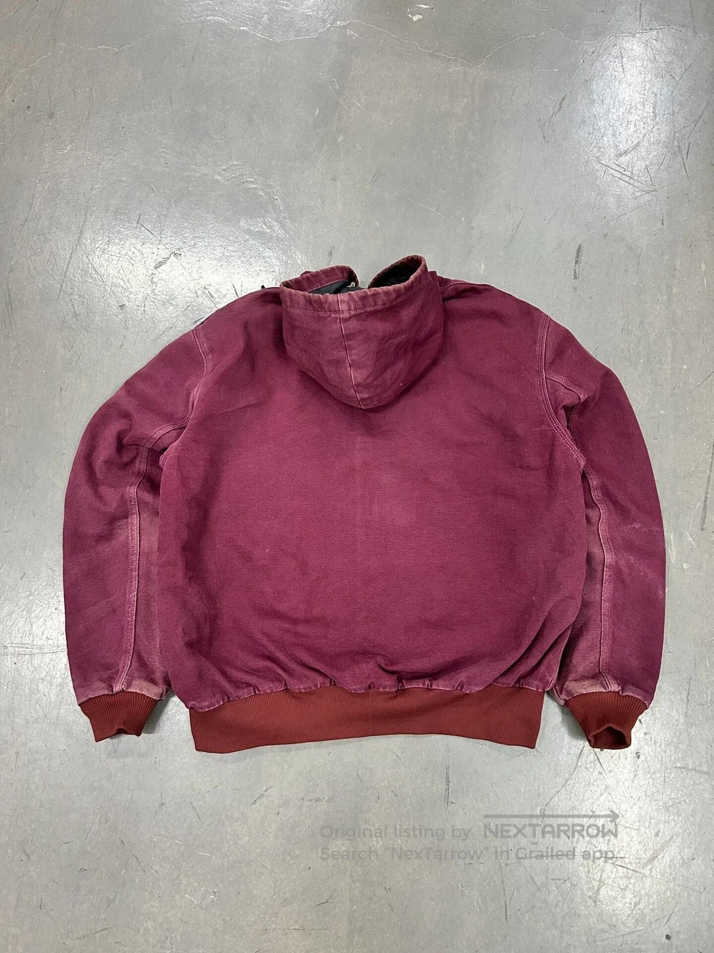 Vintage Vintage Carhartt J68 90s Red Hooded Jacket. Size US M / EU 48-50 / 2 - 5 Thumbnail