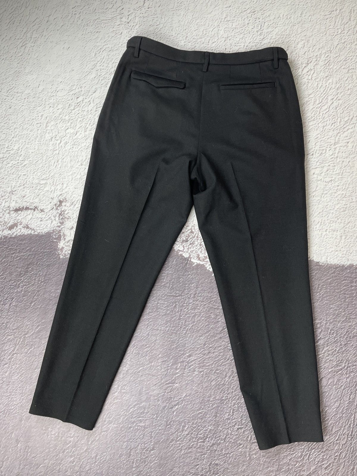 Barena Barena Venezia black wool classic casual pants Size US 34 / EU 50 - 3 Thumbnail