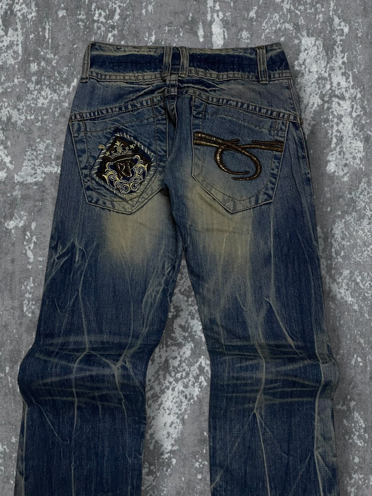 Tornado Mart Vintage 1990s Designer Japan Red Peppers Wax Distressed Size US 27 - 14 Thumbnail