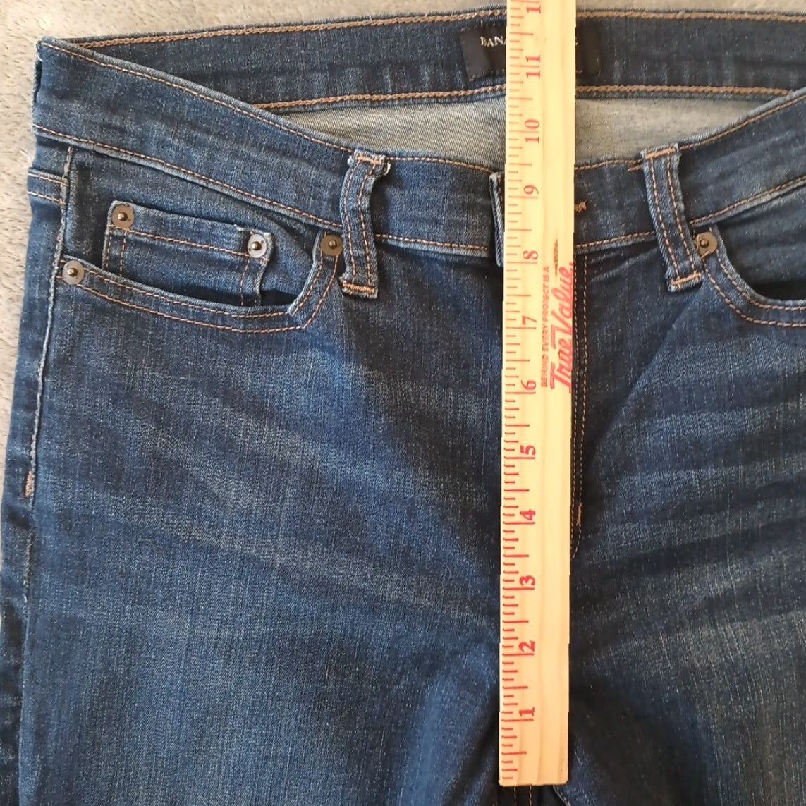 Banana Republic Banana Republic Sculpt Skinny Jeans Womens Size 29 Blue Dark Wash 30x28 Jeans Size 29" - 3 Thumbnail